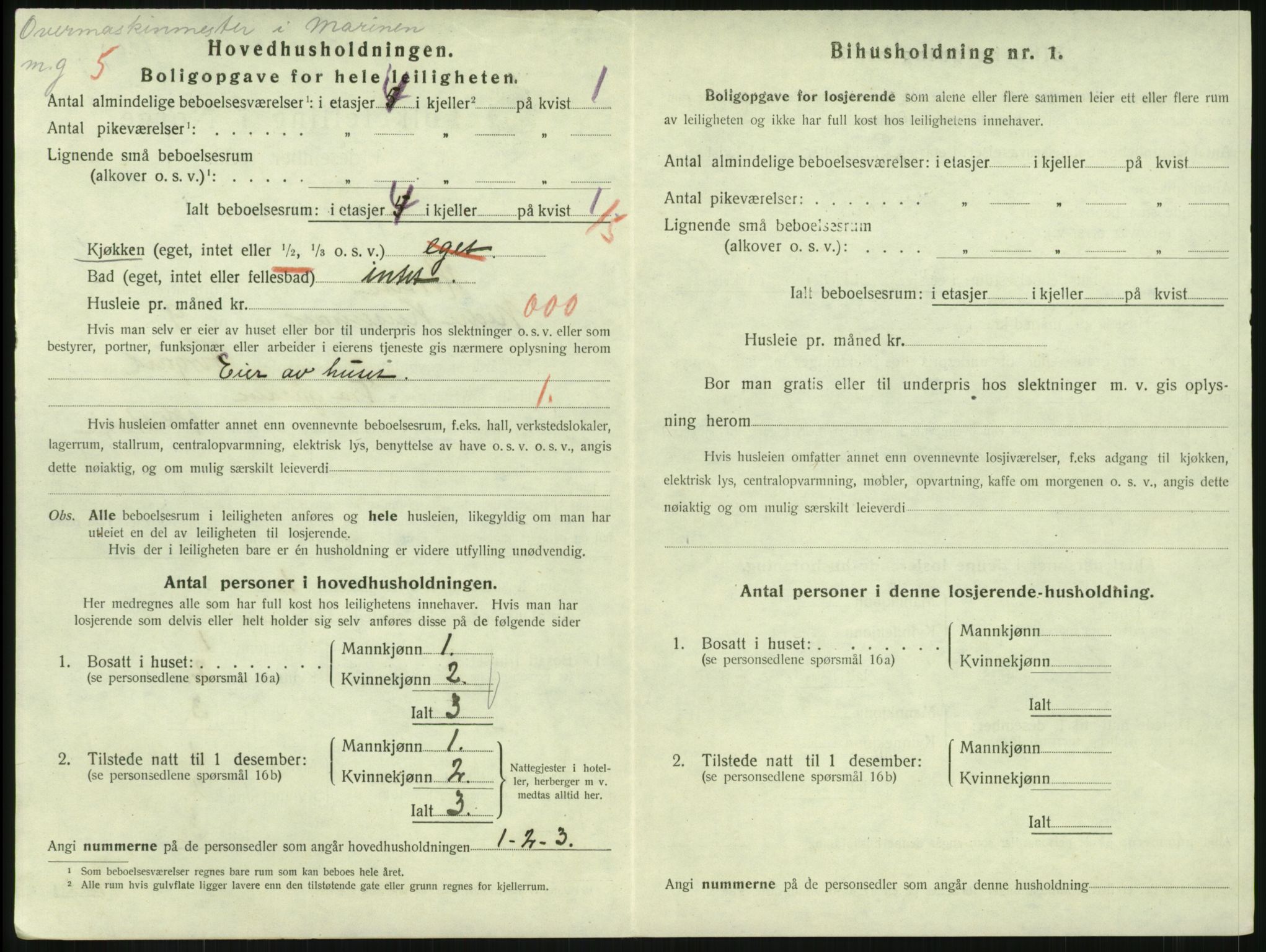 SAKO, 1920 census for Horten, 1920, p. 4534
