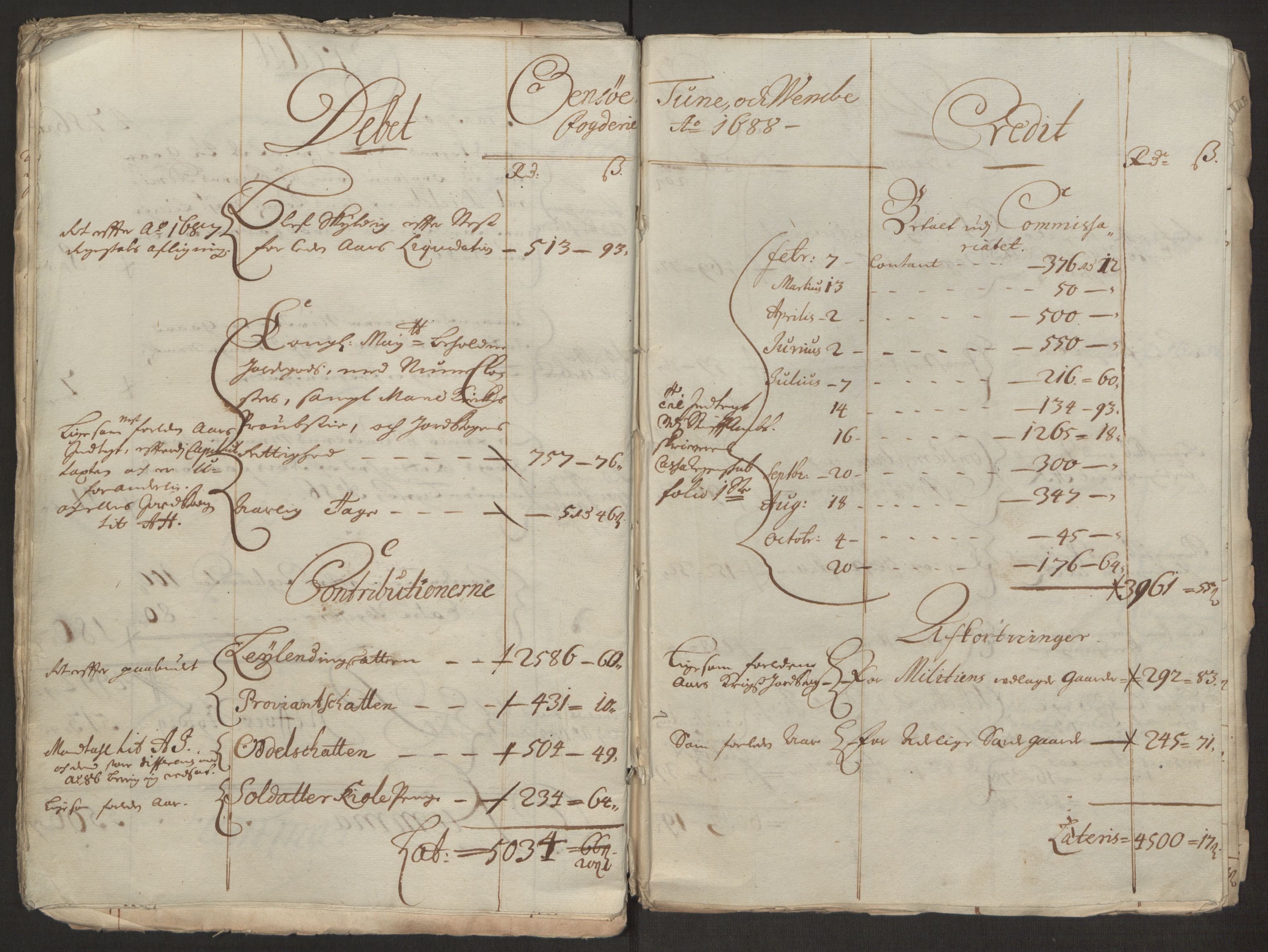Rentekammeret inntil 1814, Reviderte regnskaper, Fogderegnskap, RA/EA-4092/R03/L0118: Fogderegnskap Onsøy, Tune, Veme og Åbygge fogderi, 1684-1689, p. 99