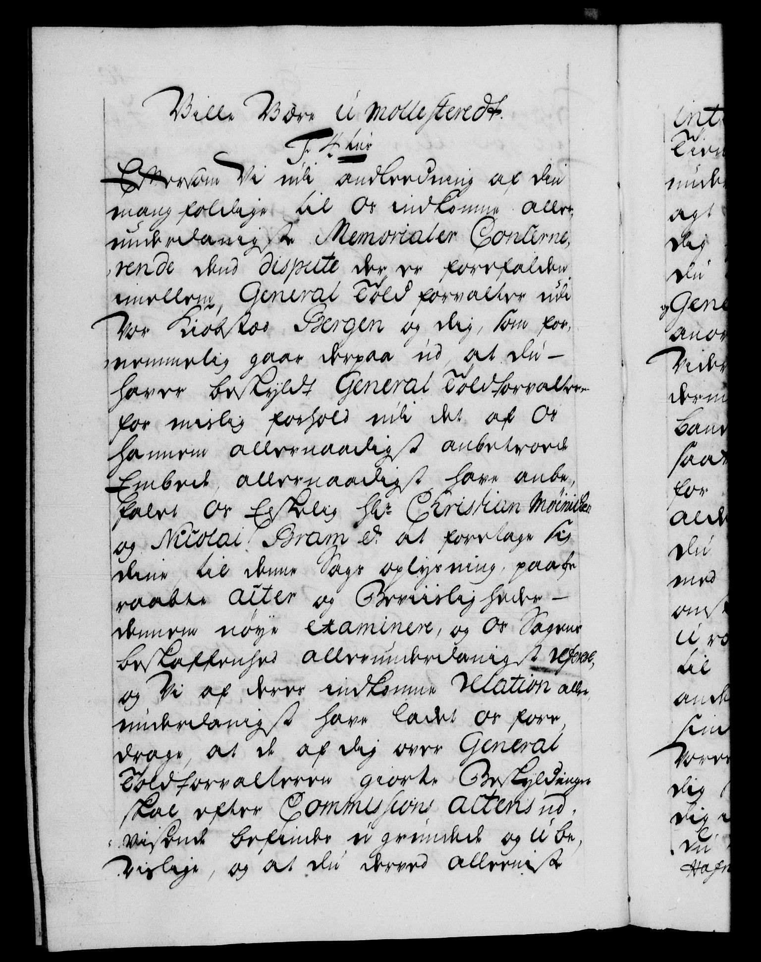 Danske Kanselli 1572-1799, AV/RA-EA-3023/F/Fc/Fca/Fcab/L0024: Norske tegnelser, 1728-1730, p. 10b