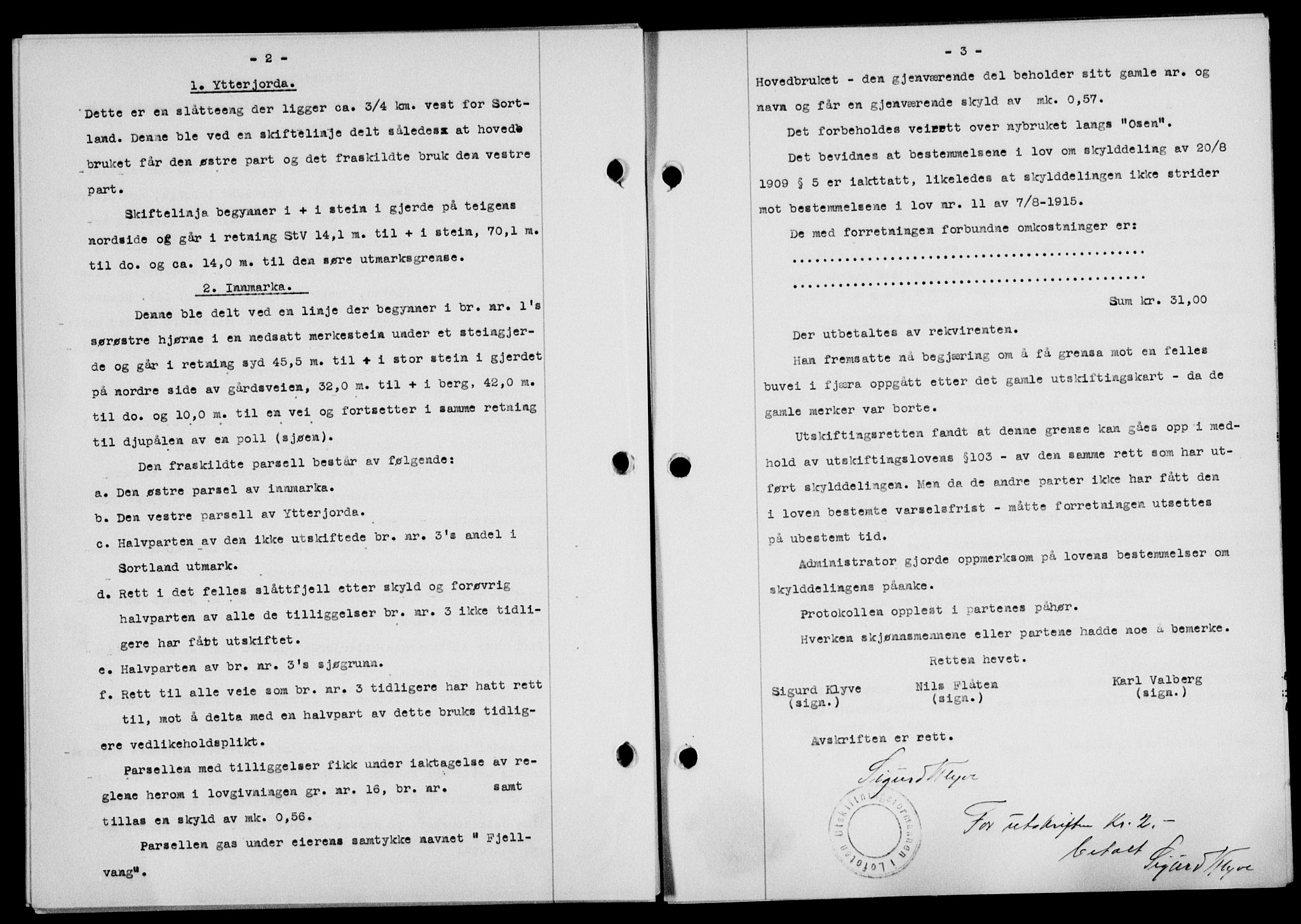 Lofoten sorenskriveri, SAT/A-0017/1/2/2C/L0010a: Mortgage book no. 10a, 1942-1943, Diary no: : 1958/1942