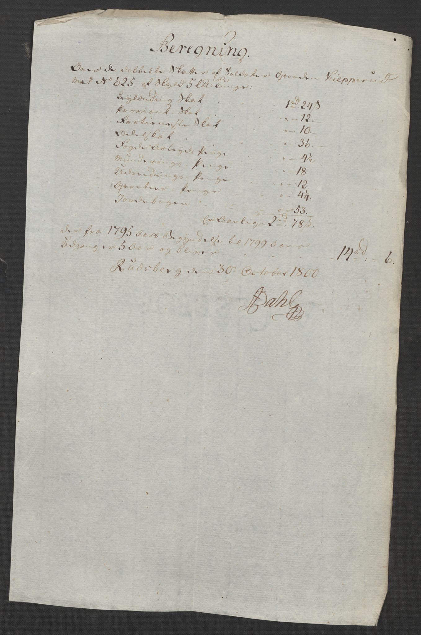 Rentekammeret inntil 1814, Reviderte regnskaper, Fogderegnskap, AV/RA-EA-4092/R11/L0674: Fogderegnskap Nedre Romerike, 1798, p. 609