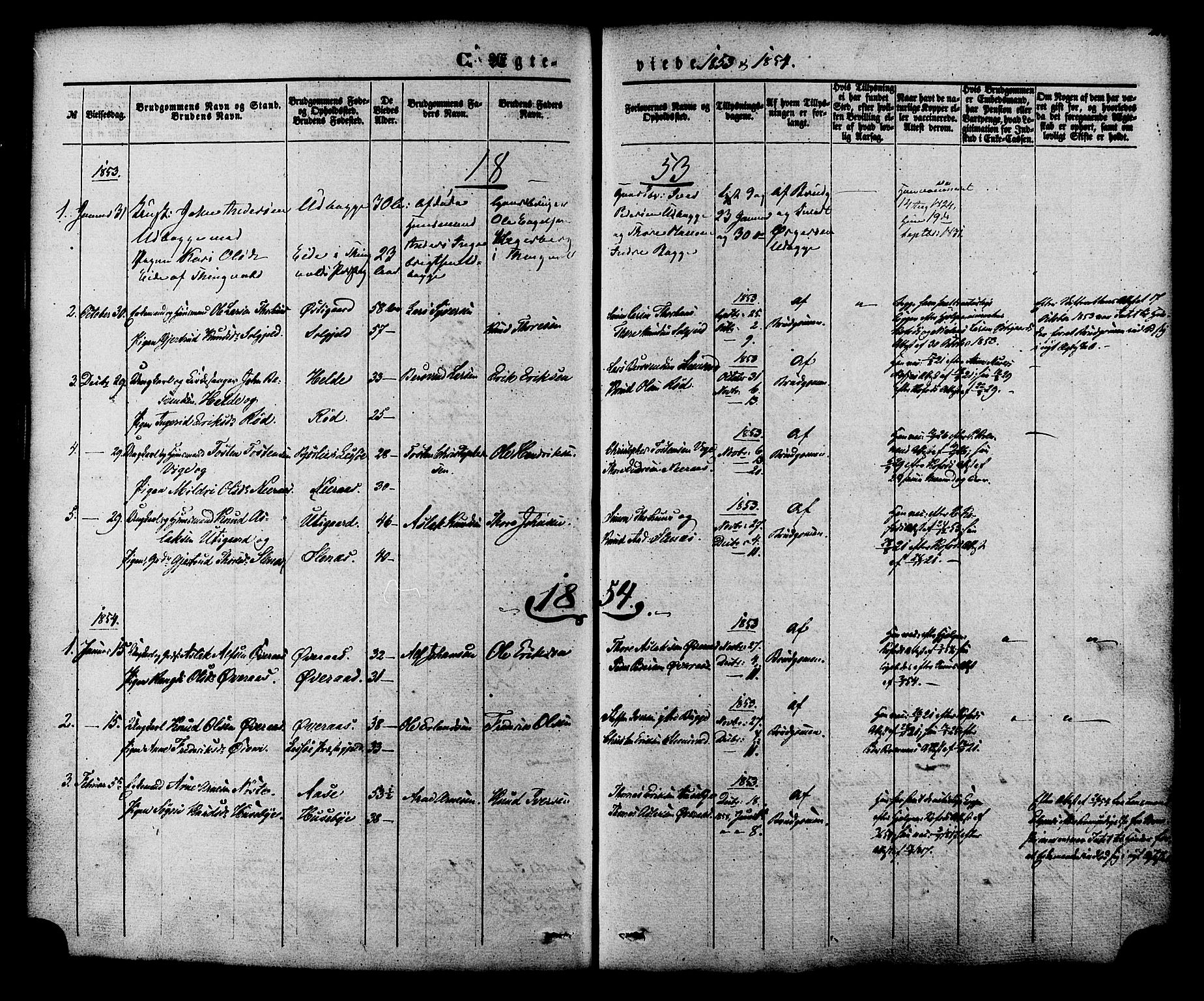 Ministerialprotokoller, klokkerbøker og fødselsregistre - Møre og Romsdal, AV/SAT-A-1454/552/L0637: Parish register (official) no. 552A01, 1845-1879, p. 200