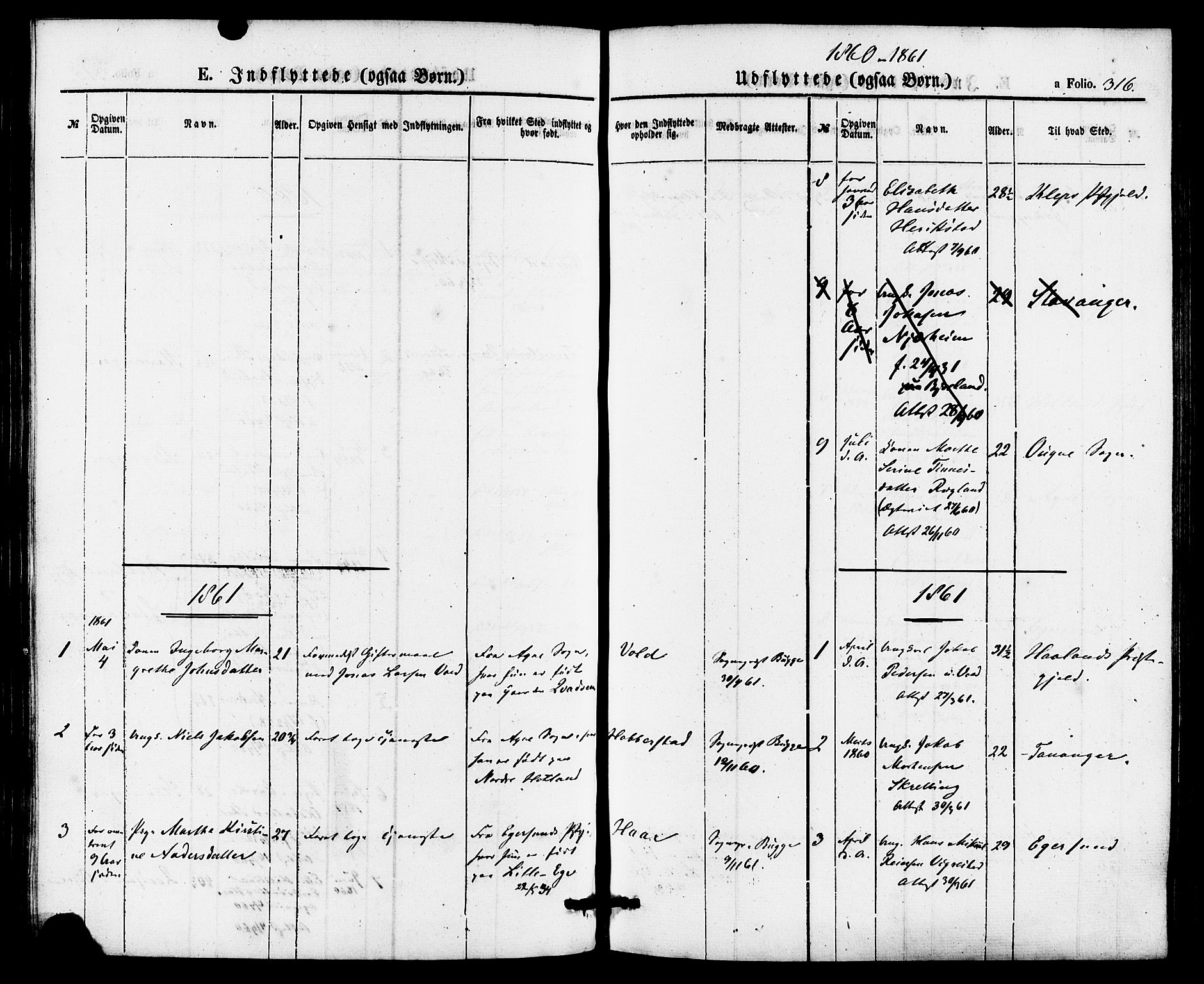 Hå sokneprestkontor, AV/SAST-A-101801/001/30BA/L0009: Parish register (official) no. A 8, 1855-1878, p. 316