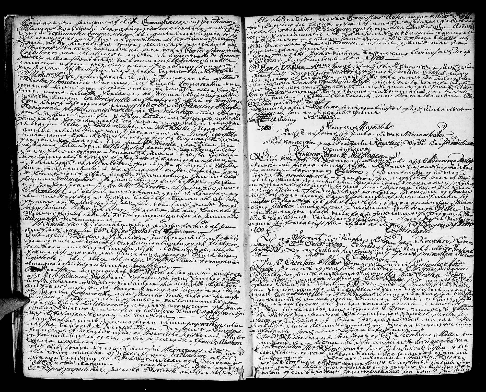 Kongsberg byfogd, AV/SAKO-A-84/H/Hb/L0003: Skifteprotokoll, 1746-1748, p. 10b-11a