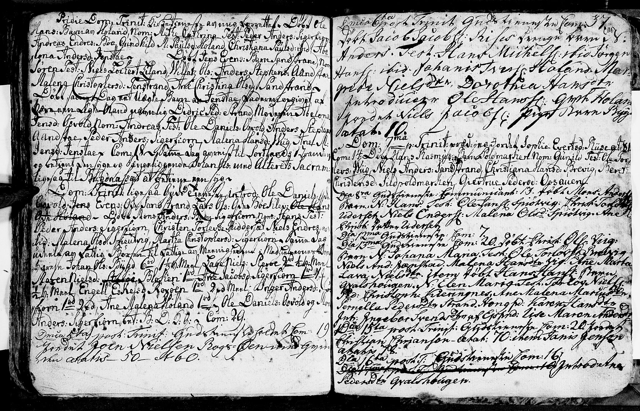 Ministerialprotokoller, klokkerbøker og fødselsregistre - Nordland, SAT/A-1459/895/L1366: Parish register (official) no. 895A01, 1730-1794, p. 111