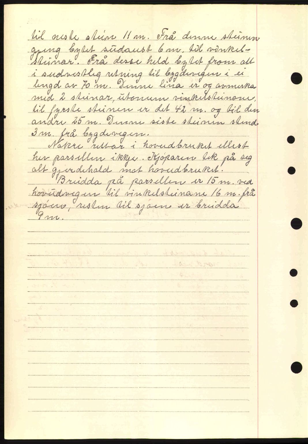 Nordre Sunnmøre sorenskriveri, AV/SAT-A-0006/1/2/2C/2Ca: Mortgage book no. A15, 1942-1943, Diary no: : 2054/1942