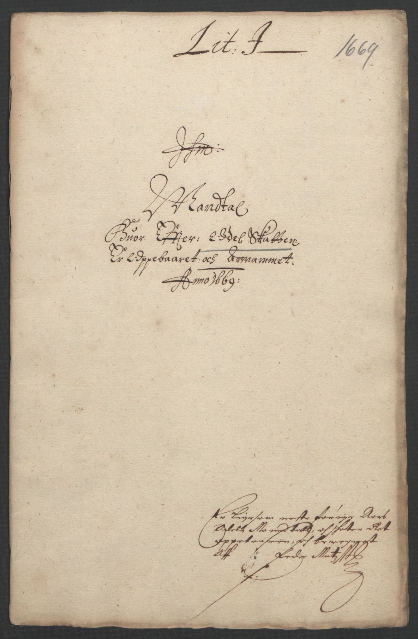 Rentekammeret inntil 1814, Reviderte regnskaper, Fogderegnskap, RA/EA-4092/R33/L1965: Fogderegnskap Larvik grevskap, 1669-1670, p. 76