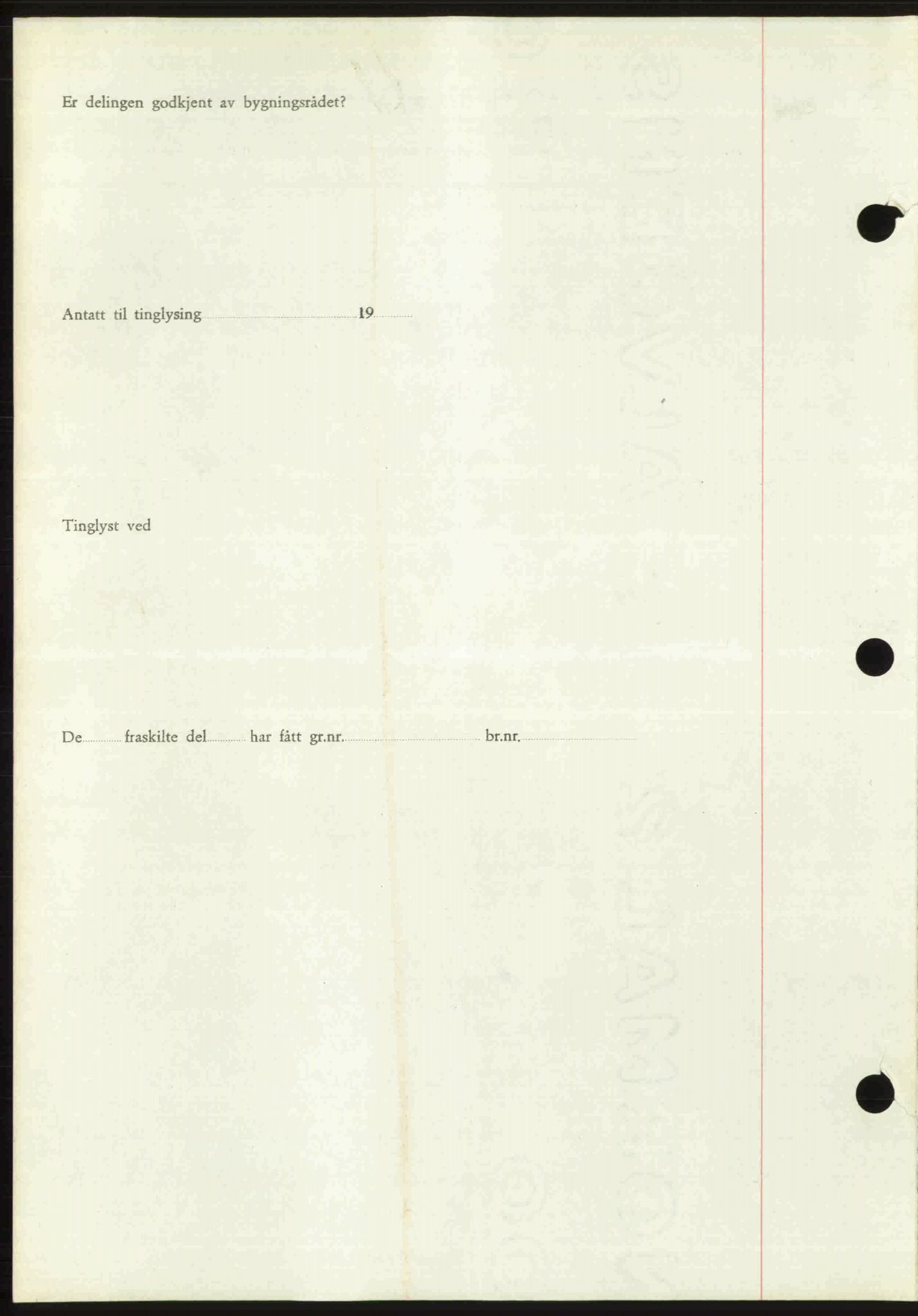 Toten tingrett, SAH/TING-006/H/Hb/Hbc/L0020: Mortgage book no. Hbc-20, 1948-1948, Diary no: : 2938/1948