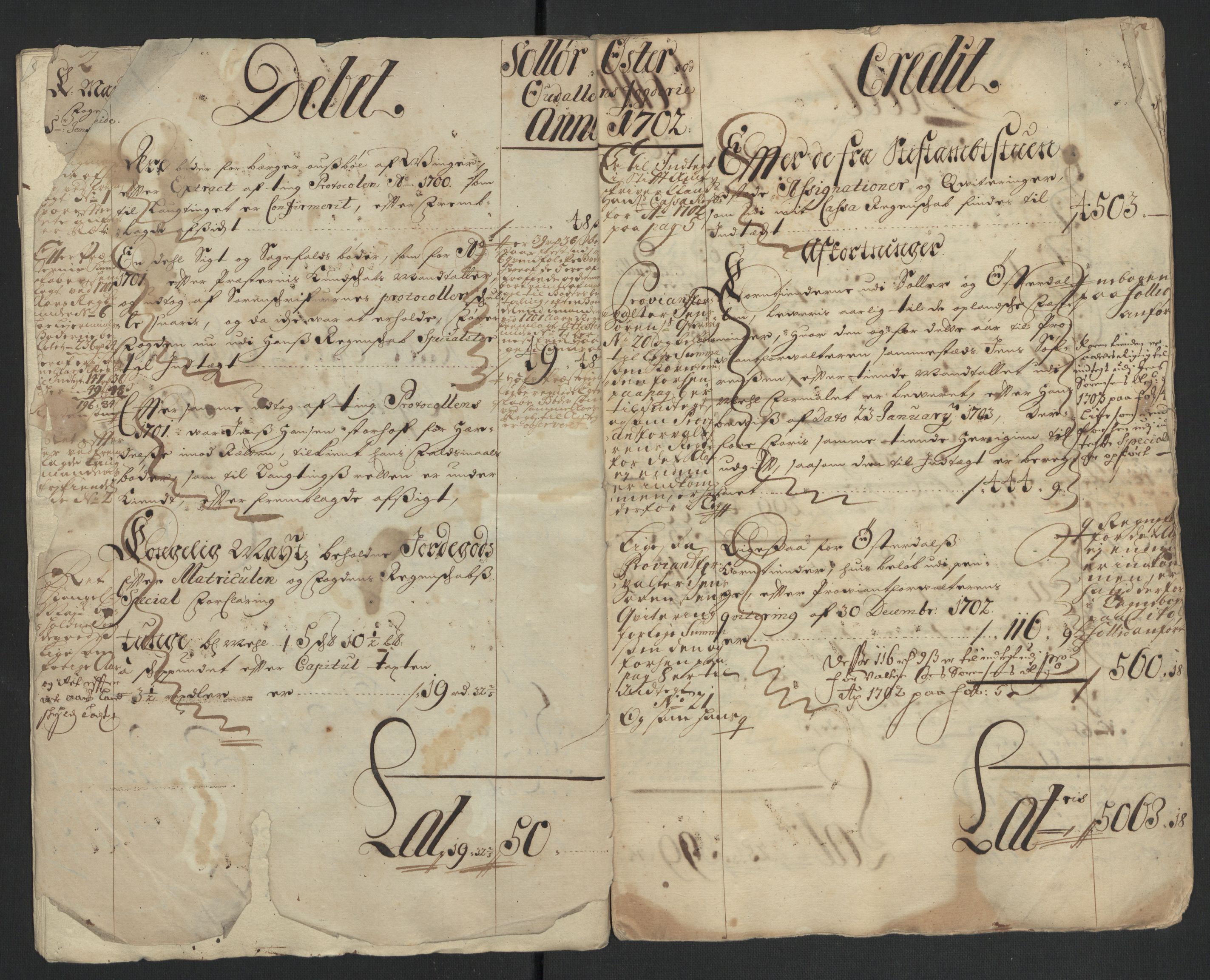 Rentekammeret inntil 1814, Reviderte regnskaper, Fogderegnskap, AV/RA-EA-4092/R13/L0840: Fogderegnskap Solør, Odal og Østerdal, 1702, p. 21