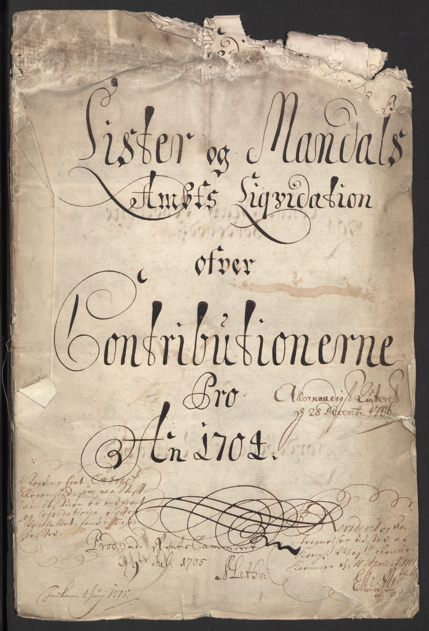 Rentekammeret inntil 1814, Reviderte regnskaper, Fogderegnskap, RA/EA-4092/R43/L2550: Fogderegnskap Lista og Mandal, 1703-1704, p. 222