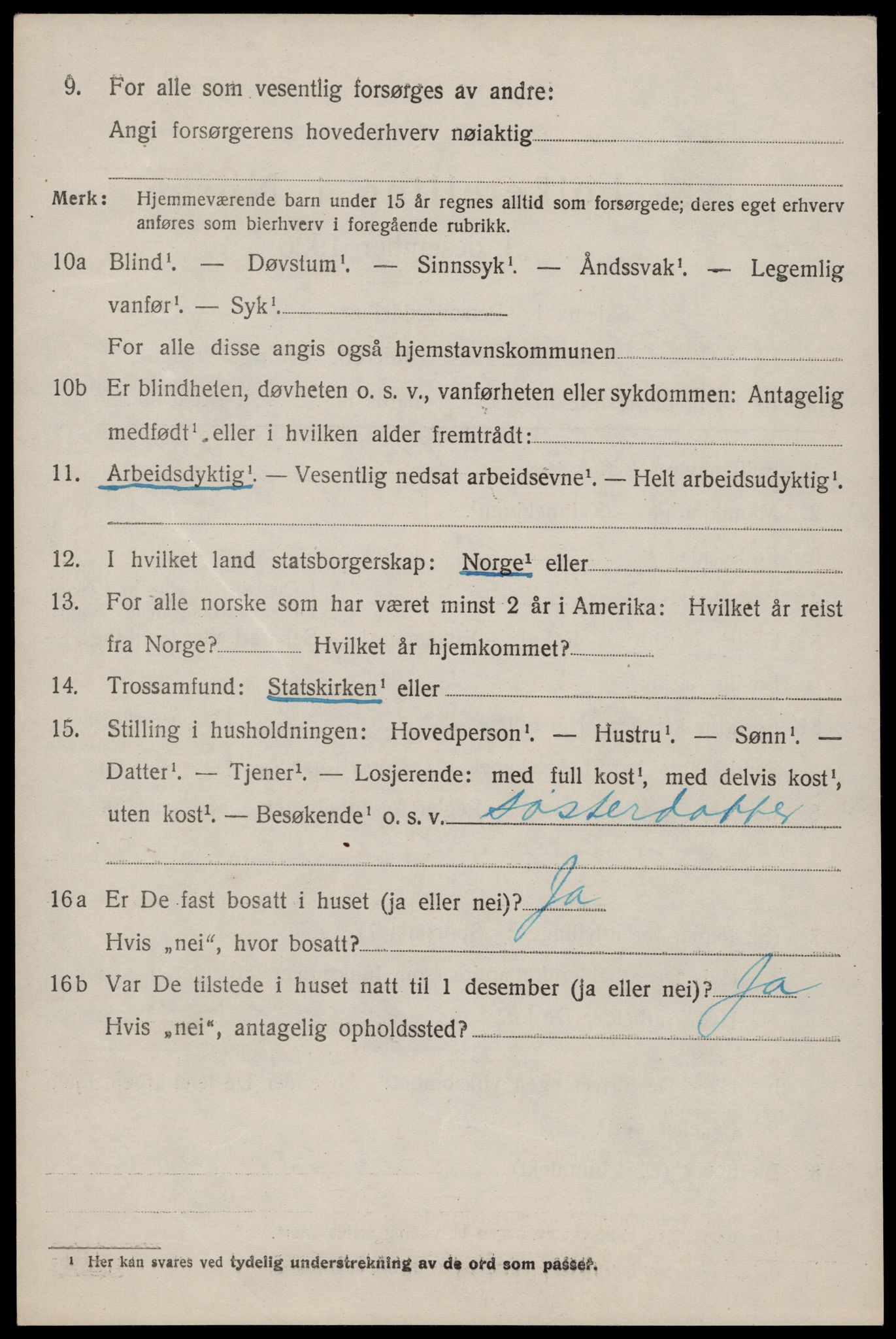 SAKO, 1920 census for Hjartdal, 1920, p. 4031