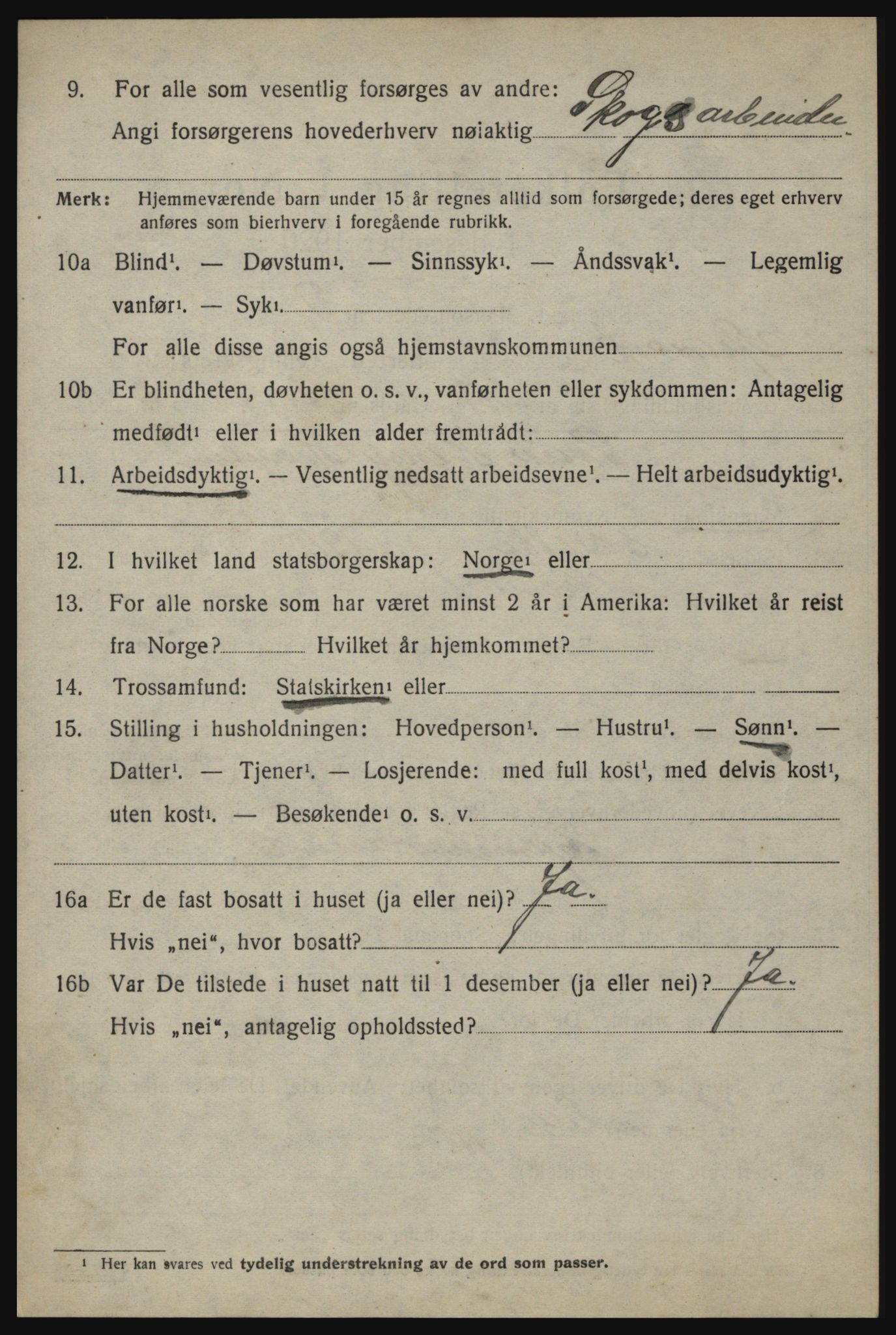 SAO, 1920 census for Aremark, 1920, p. 3414