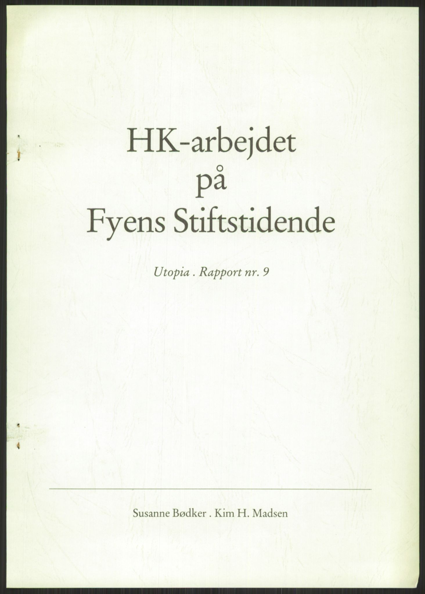 Nygaard, Kristen, AV/RA-PA-1398/F/Fi/L0005: Fagbevegelse, demokrati, Jern- og Metallprosjektet, 1970-2002, p. 393