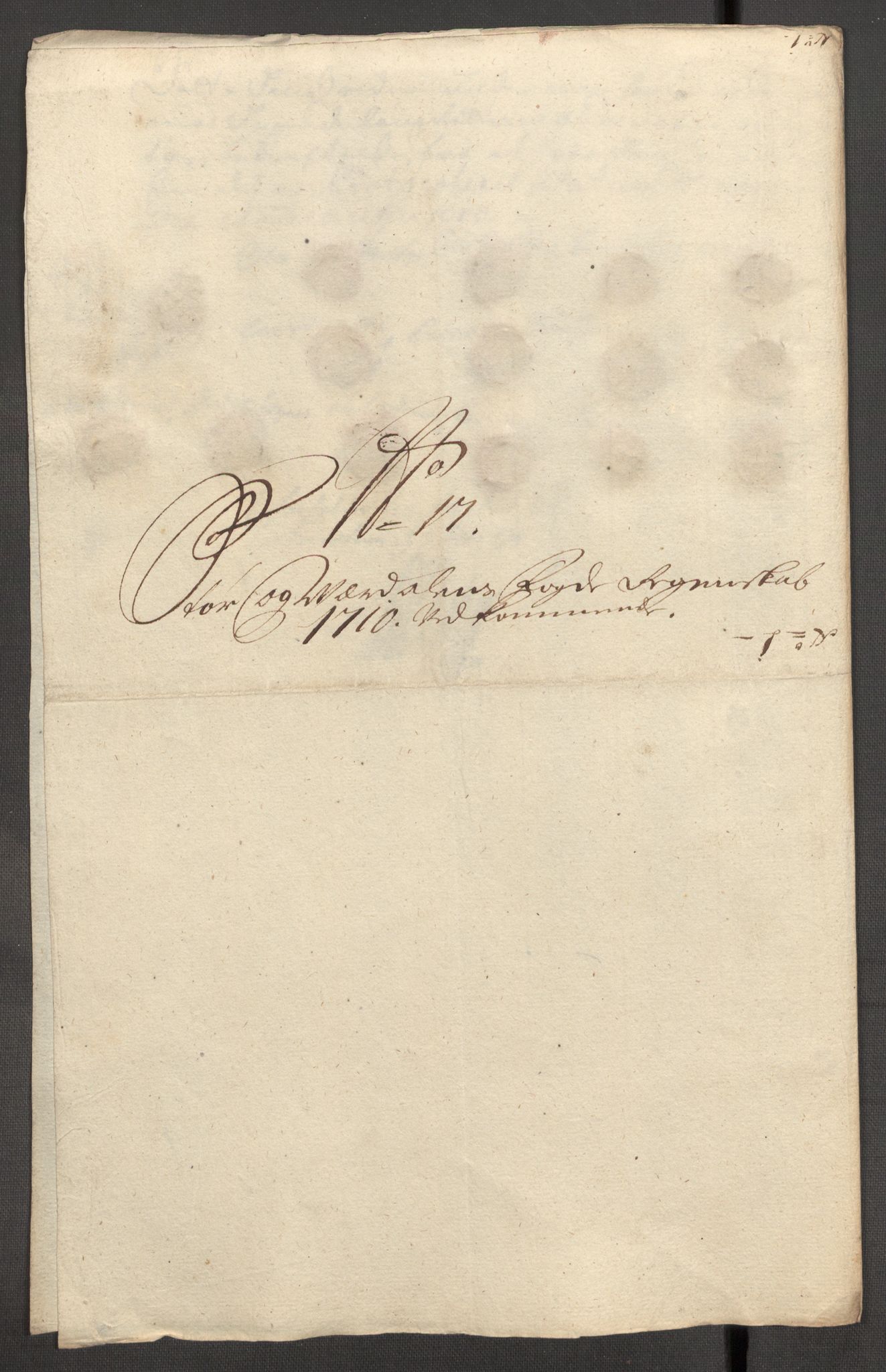 Rentekammeret inntil 1814, Reviderte regnskaper, Fogderegnskap, RA/EA-4092/R62/L4200: Fogderegnskap Stjørdal og Verdal, 1710, p. 184