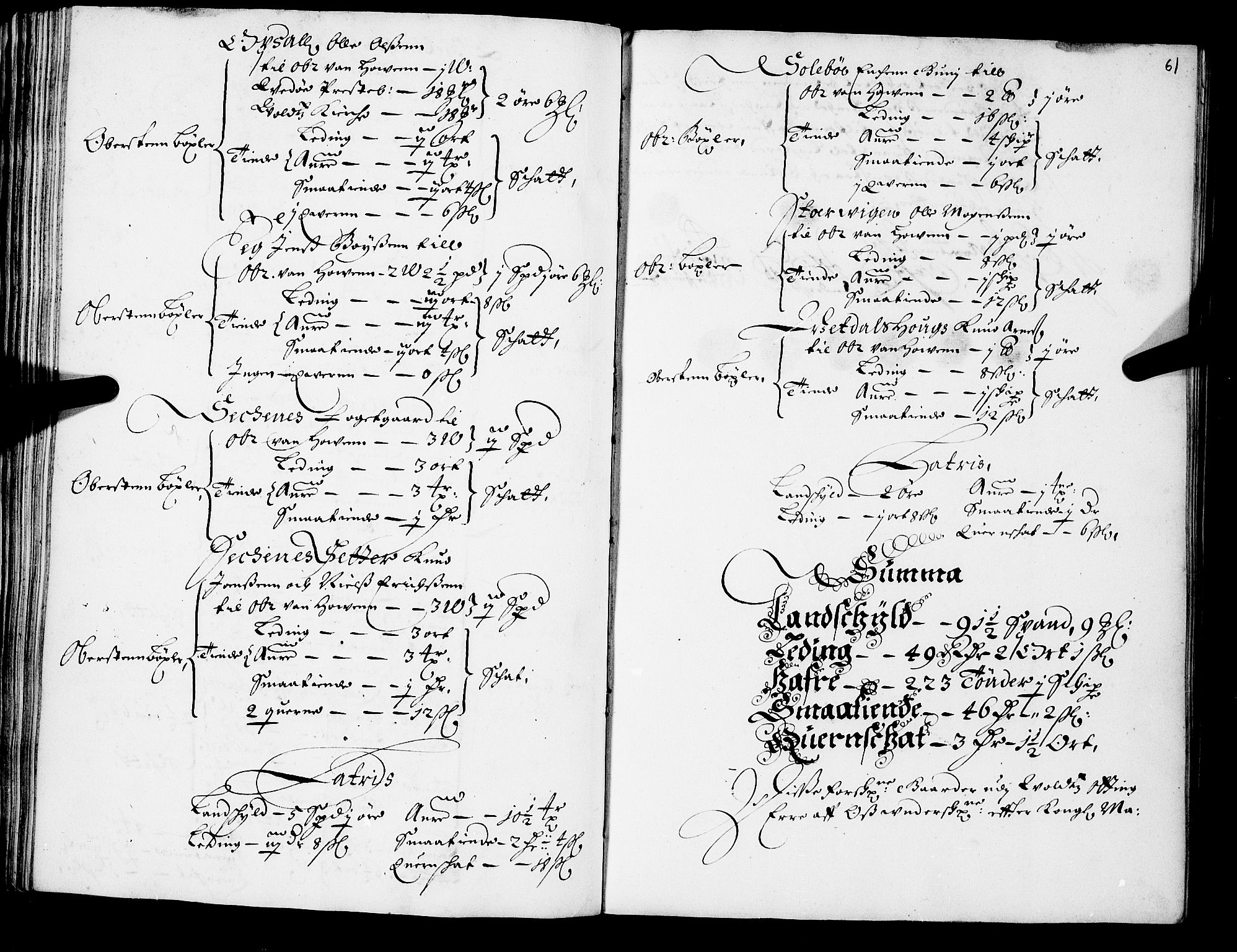 Rentekammeret inntil 1814, Realistisk ordnet avdeling, AV/RA-EA-4070/N/Nb/Nba/L0048: Romsdal fogderi, 1669, p. 60b-61a