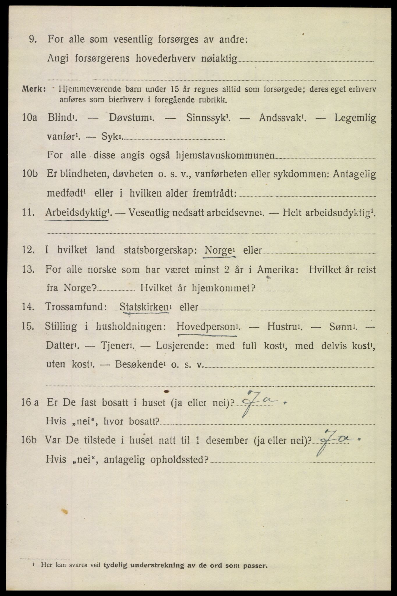 SAH, 1920 census for Sør-Aurdal, 1920, p. 5912