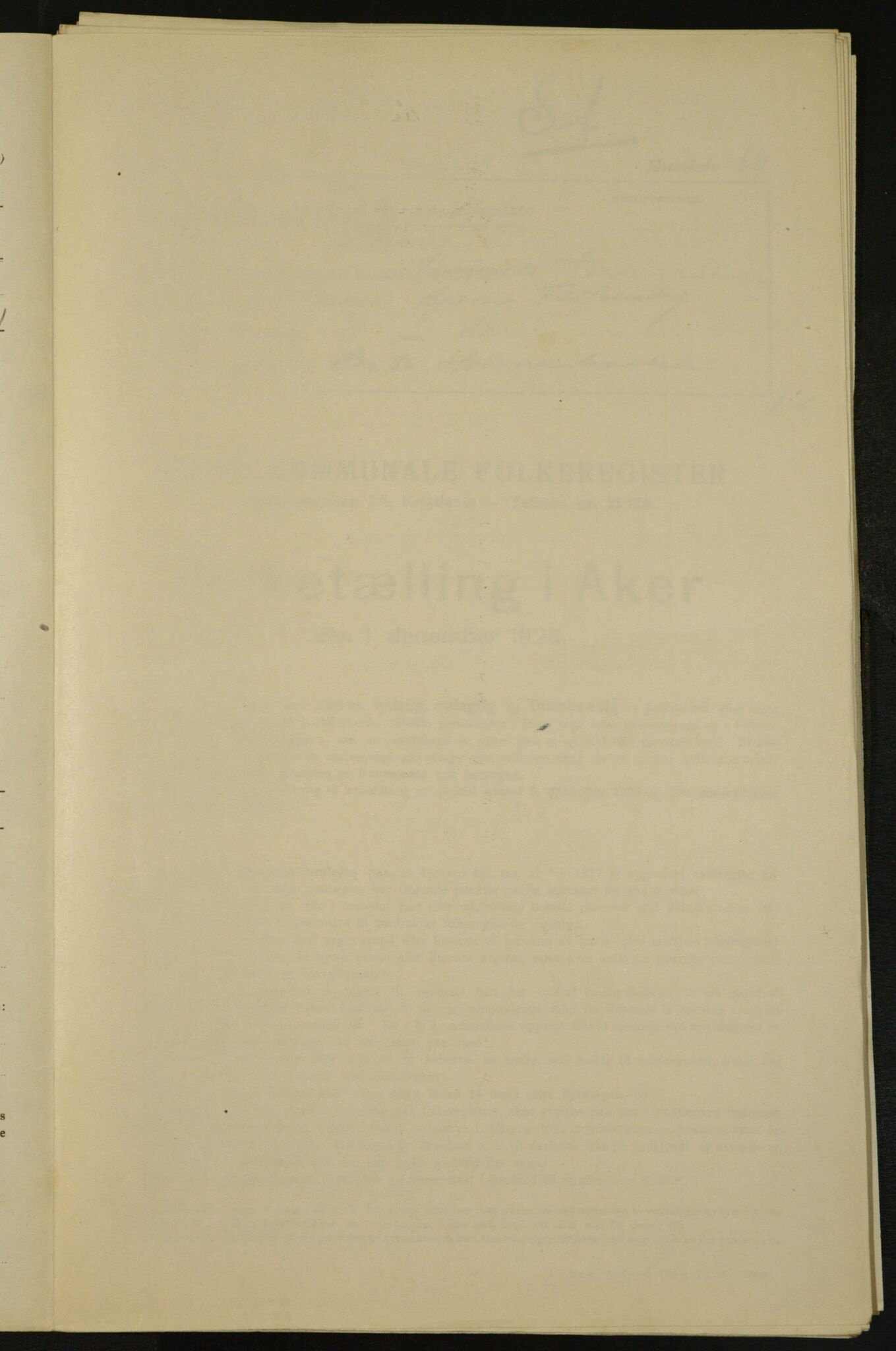 , Municipal Census 1923 for Aker, 1923, p. 4502