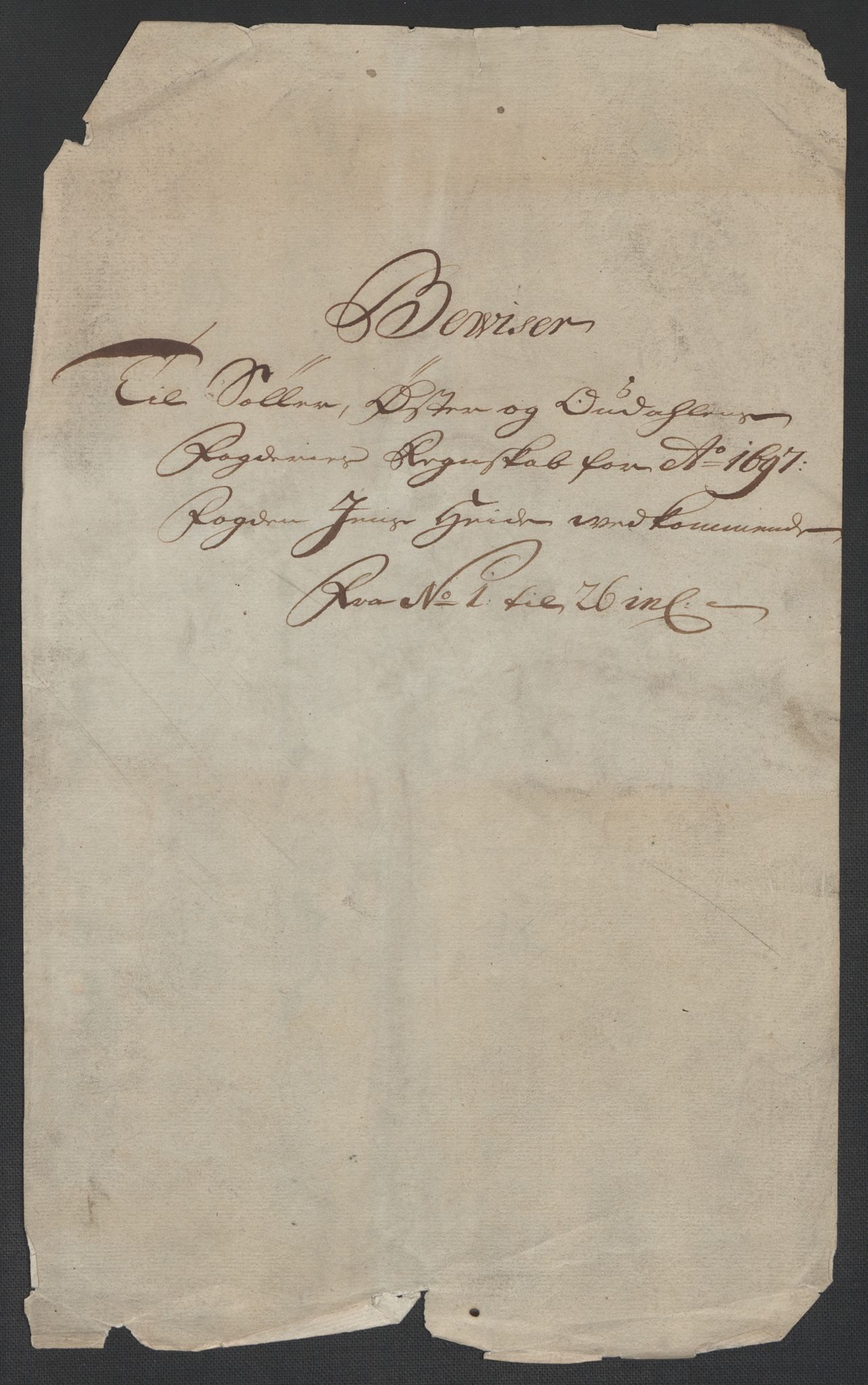 Rentekammeret inntil 1814, Reviderte regnskaper, Fogderegnskap, AV/RA-EA-4092/R13/L0835: Fogderegnskap Solør, Odal og Østerdal, 1697, p. 23