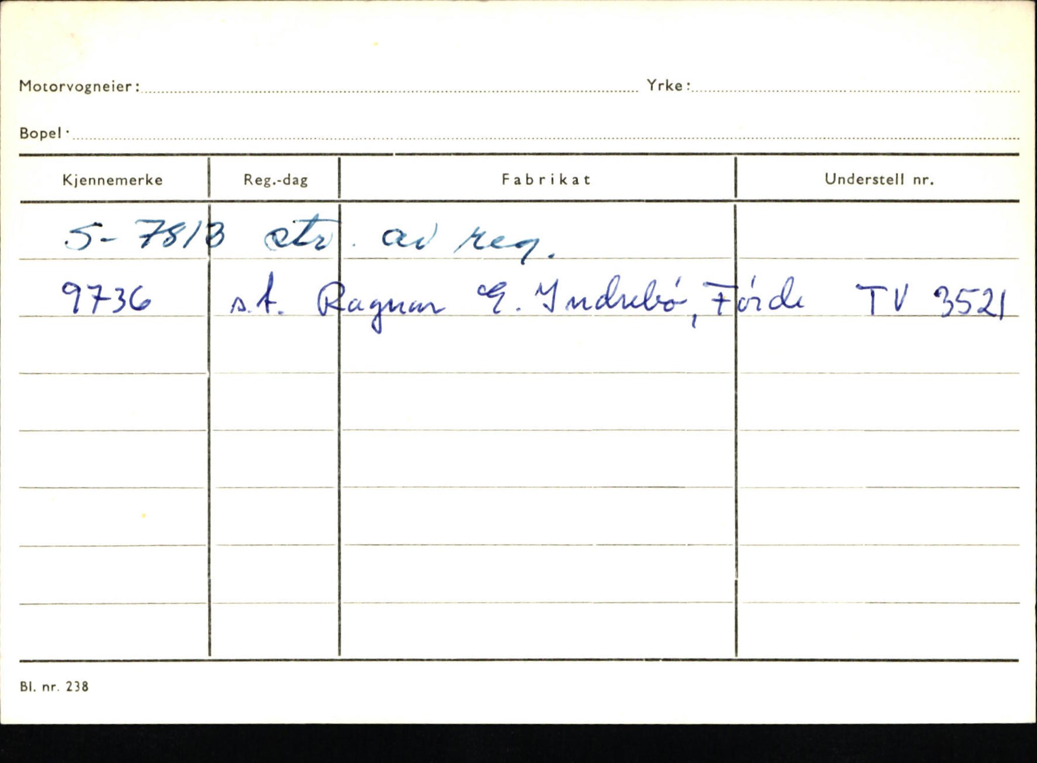 Statens vegvesen, Sogn og Fjordane vegkontor, AV/SAB-A-5301/4/F/L0132: Eigarregister Askvoll A-Å. Balestrand A-Å, 1945-1975, p. 1295