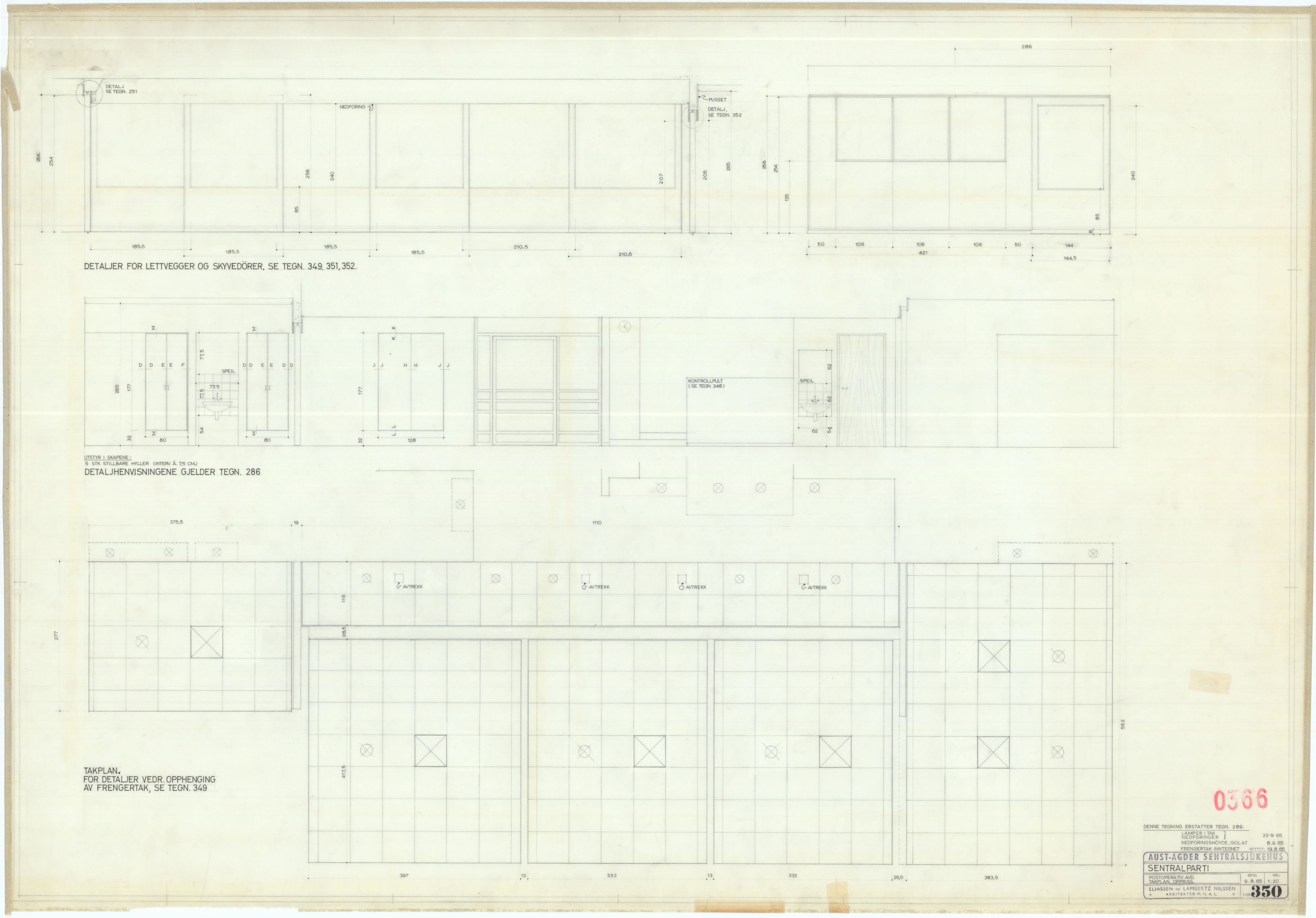 Eliassen og Lambertz-Nilssen Arkitekter, AAKS/PA-2983/T/T01/L0006: Tegningskogger 0366, 1960-1966, p. 33