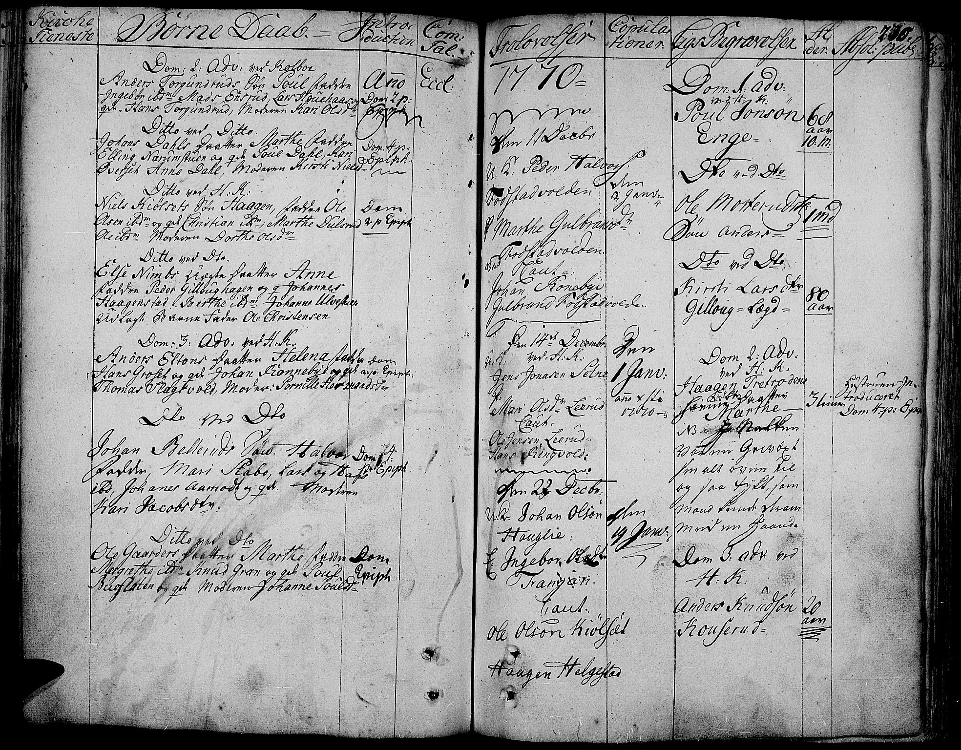 Toten prestekontor, SAH/PREST-102/H/Ha/Haa/L0005: Parish register (official) no. 5, 1761-1772, p. 270