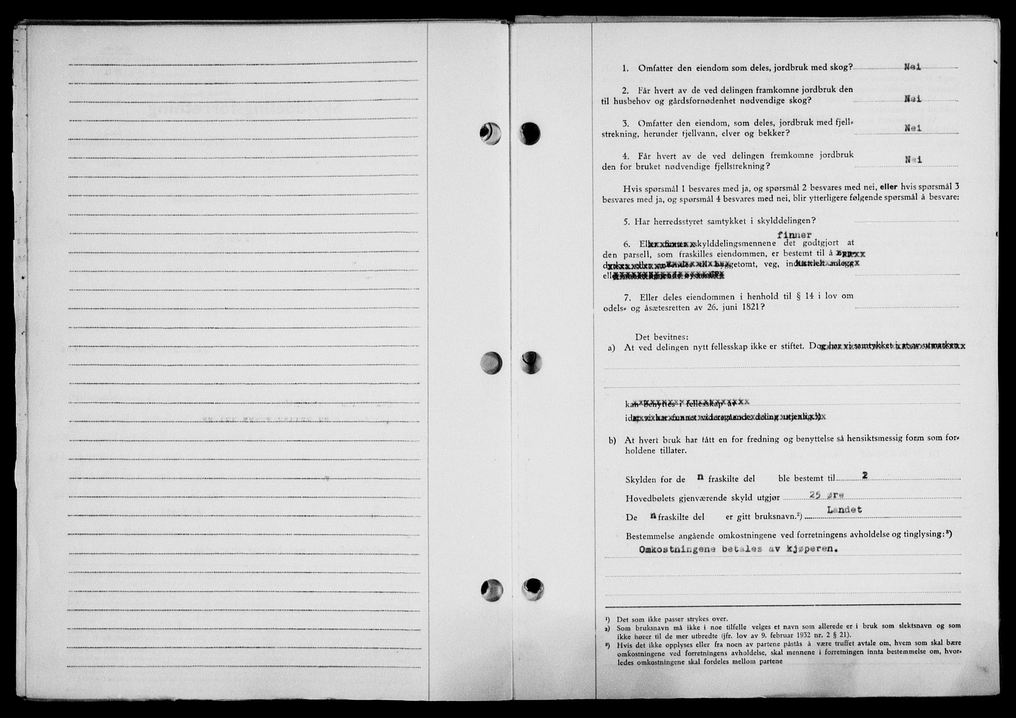 Lofoten sorenskriveri, SAT/A-0017/1/2/2C/L0021a: Mortgage book no. 21a, 1949-1949, Diary no: : 1241/1949