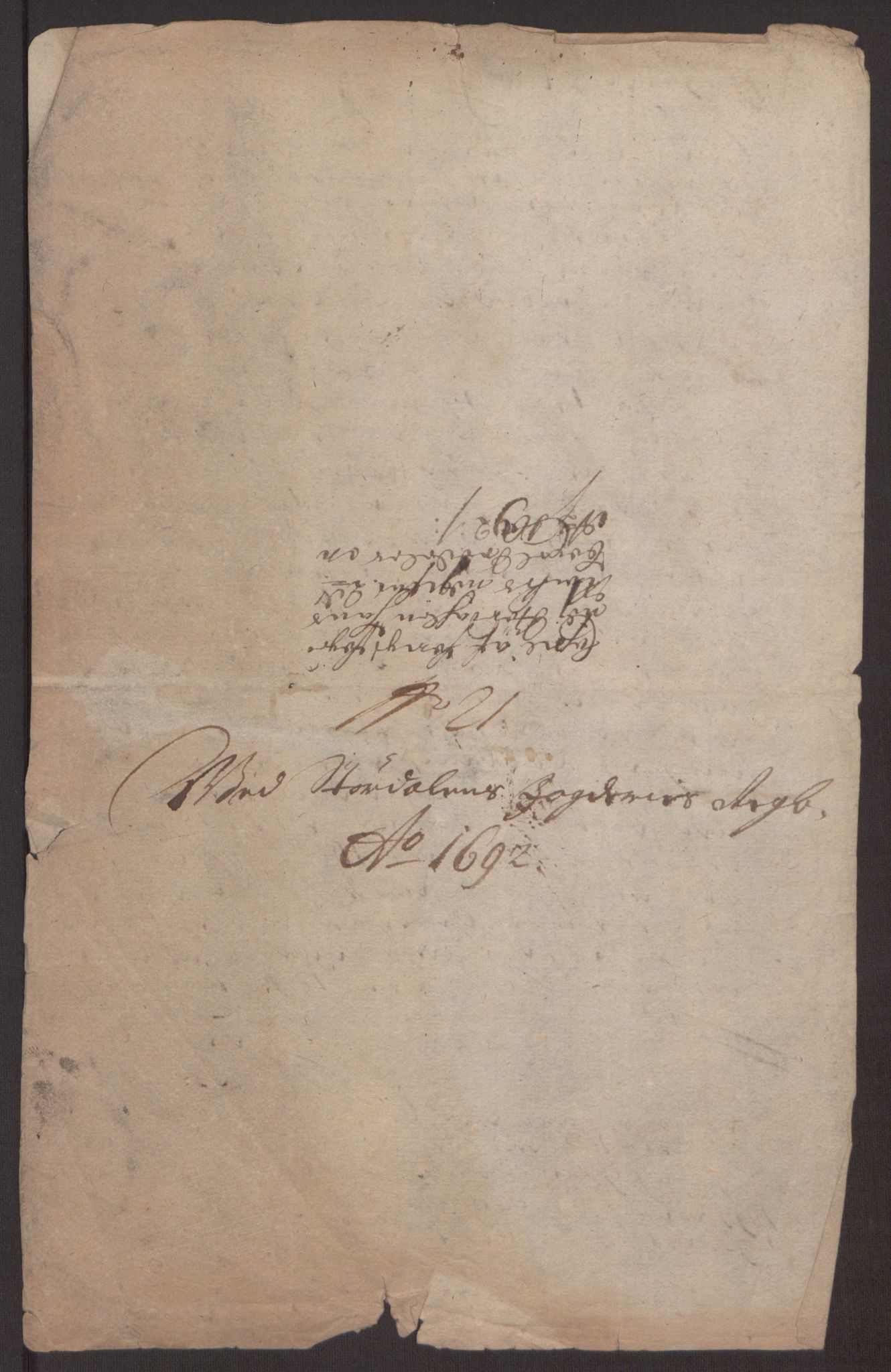 Rentekammeret inntil 1814, Reviderte regnskaper, Fogderegnskap, RA/EA-4092/R62/L4185: Fogderegnskap Stjørdal og Verdal, 1692, p. 340