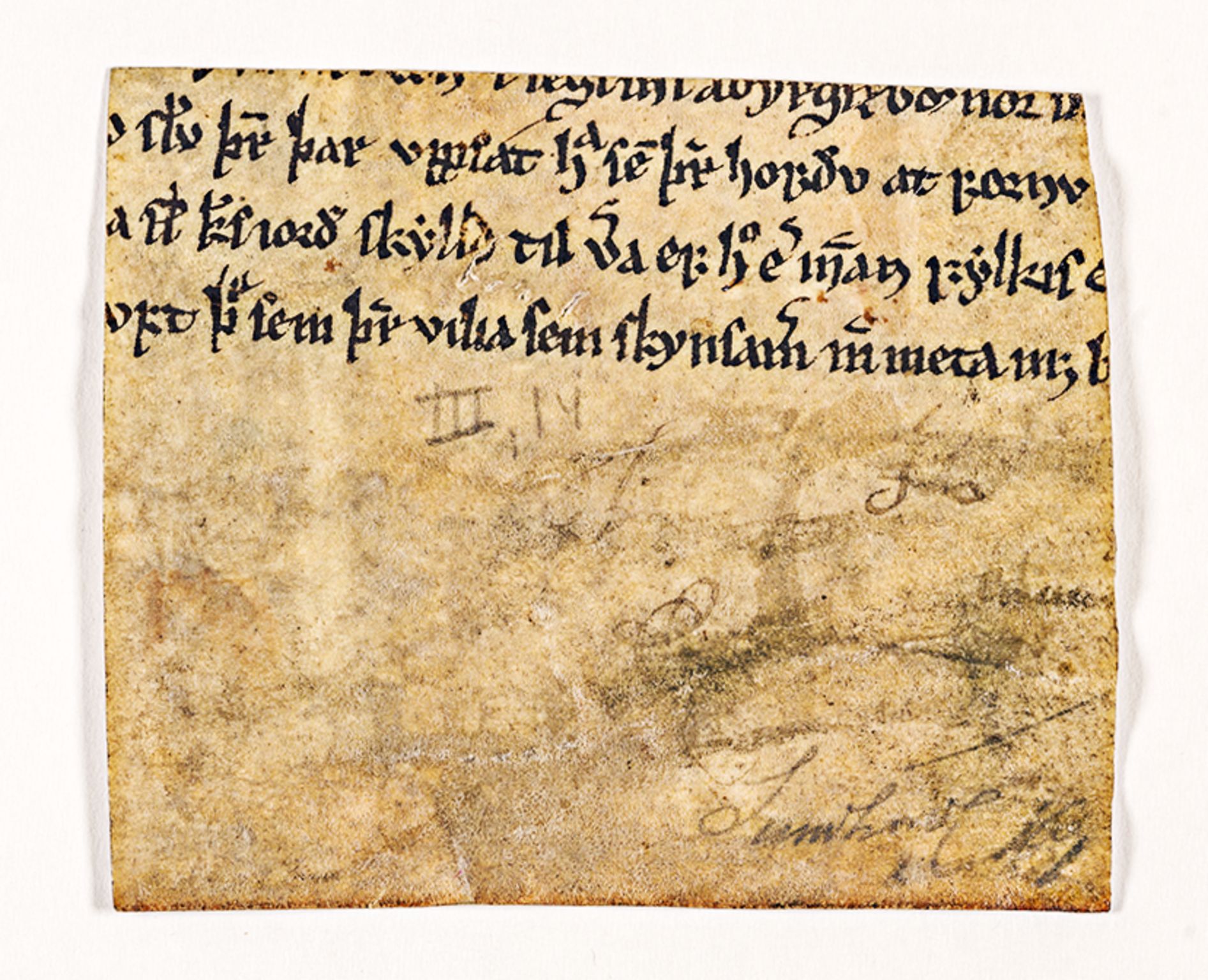 Riksarkivets diplomsamling, RA/EA-5965/F26/L0002: Norrøne membranfragmenter bestand 2-9 (10), 1100-1536, p. 246