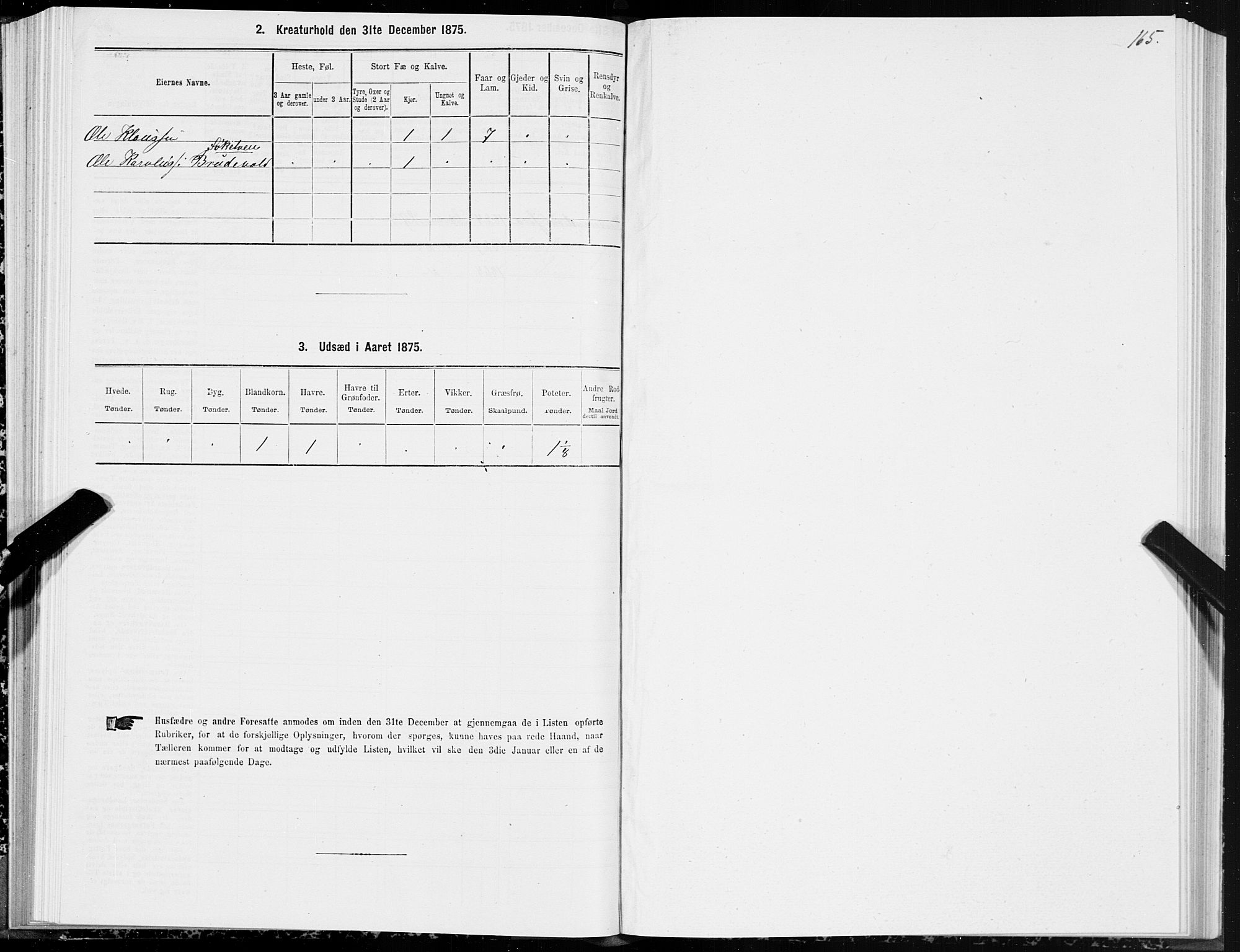 SAT, 1875 census for 1527P Ørskog, 1875, p. 4165