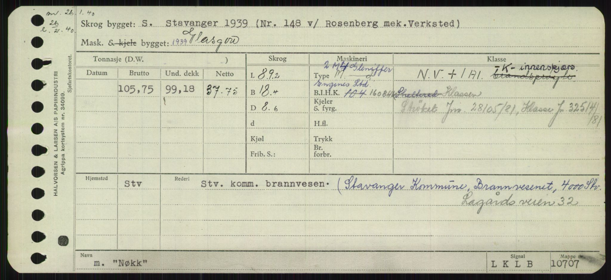 Sjøfartsdirektoratet med forløpere, Skipsmålingen, RA/S-1627/H/Ha/L0004/0001: Fartøy, Mas-R / Fartøy, Mas-Odd, p. 945