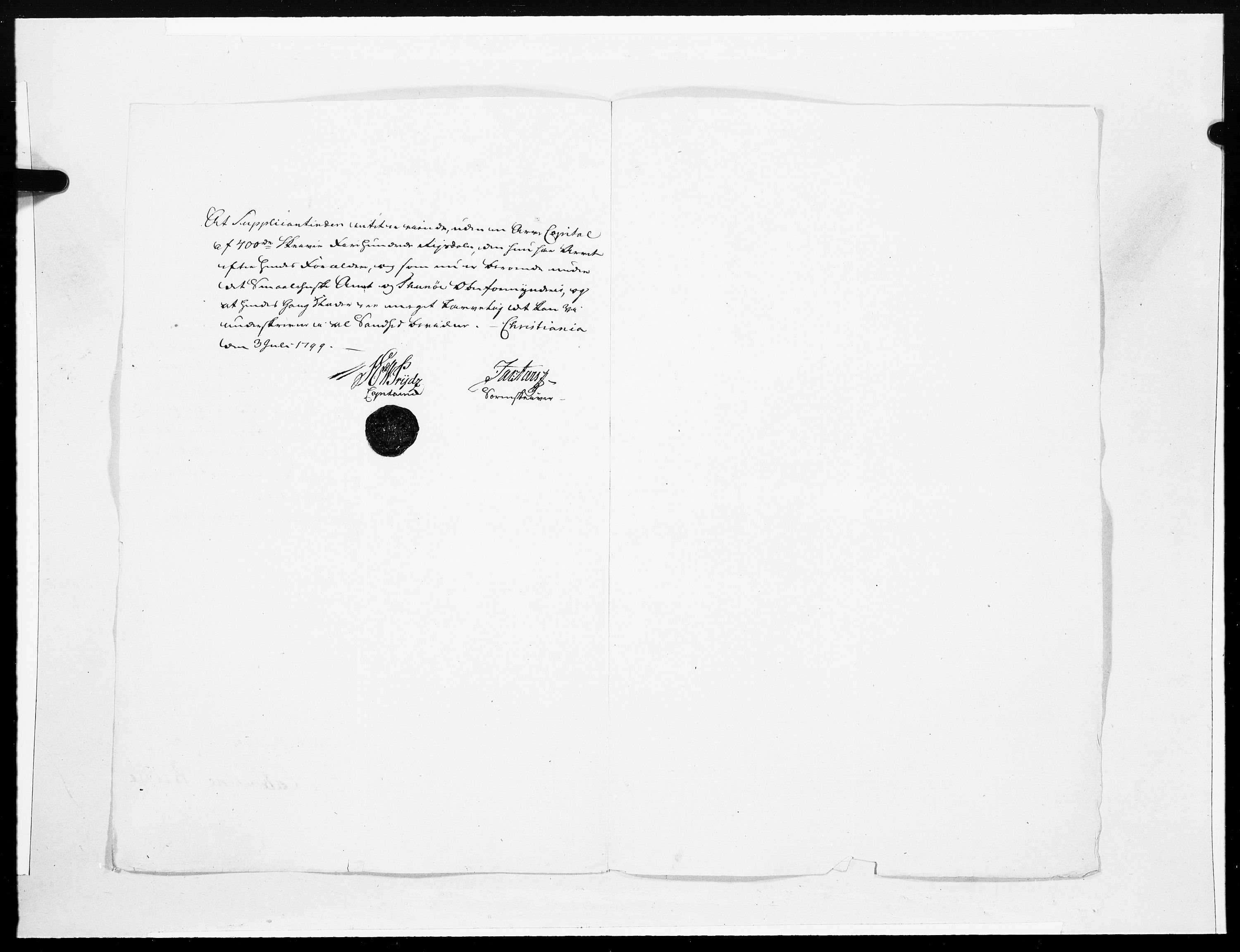 Danske Kanselli 1572-1799, AV/RA-EA-3023/F/Fc/Fcc/Fcca/L0318: Norske innlegg 1572-1799, 1799, p. 229