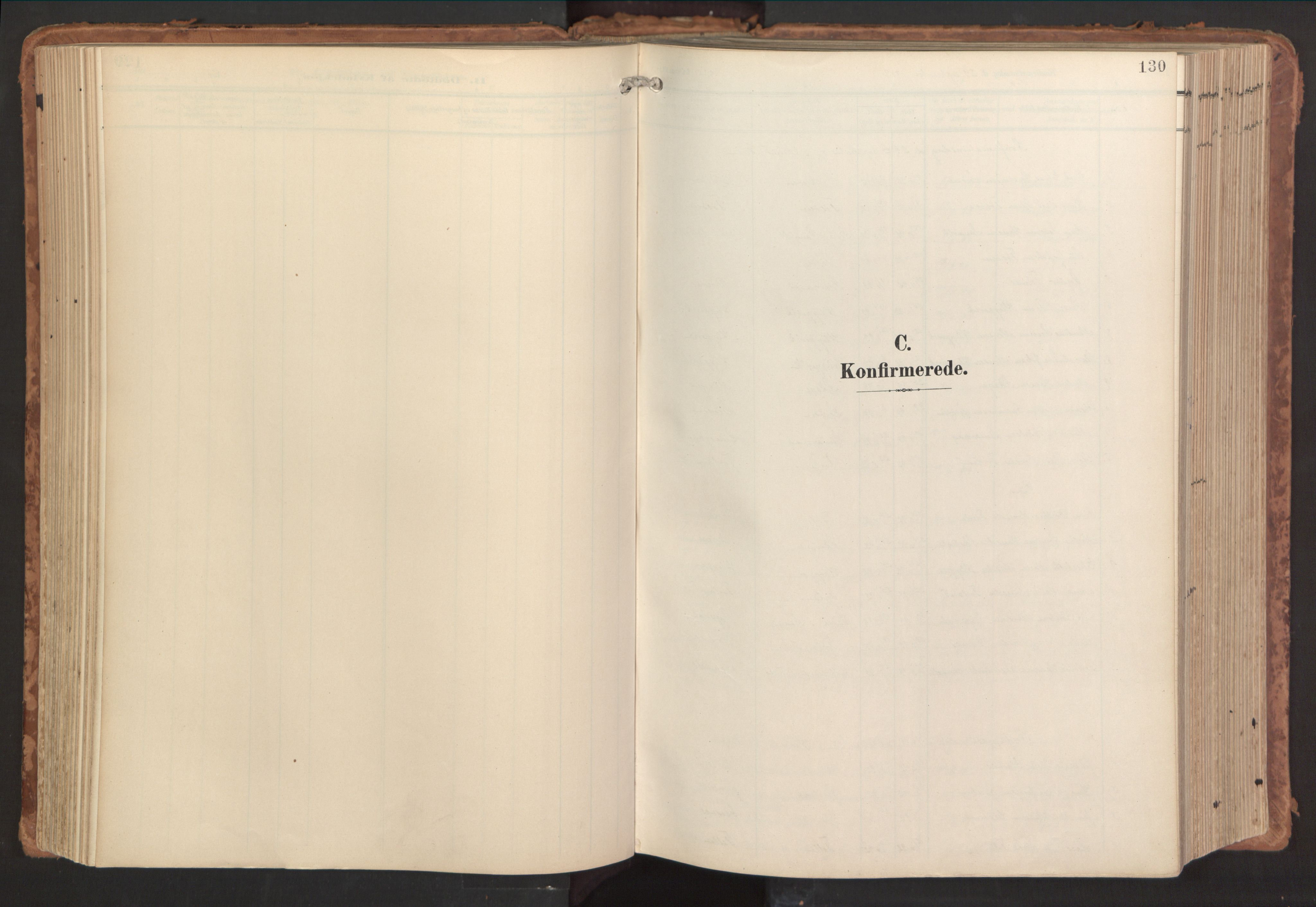Sund sokneprestembete, SAB/A-99930: Parish register (official) no. B 2, 1907-1926, p. 130