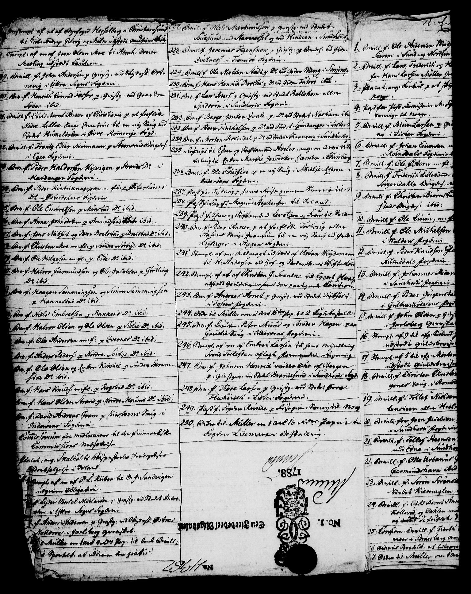 Rentekammeret, Kammerkanselliet, RA/EA-3111/G/Gg/Gga/L0005: Norsk ekspedisjonsprotokoll med register (merket RK 53.5), 1741-1749