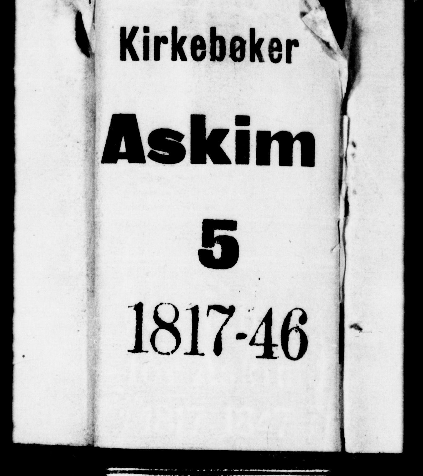 Askim prestekontor Kirkebøker, SAO/A-10900/F/Fa/L0004: Parish register (official) no. 4, 1817-1846