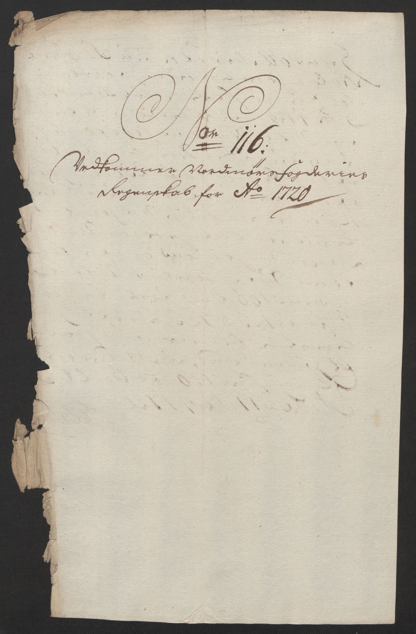 Rentekammeret inntil 1814, Reviderte regnskaper, Fogderegnskap, RA/EA-4092/R56/L3753: Fogderegnskap Nordmøre, 1720, p. 407
