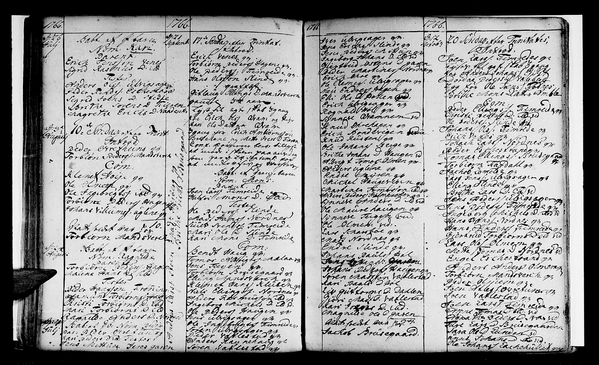 Sogndal sokneprestembete, AV/SAB-A-81301/H/Haa/Haaa/L0004: Parish register (official) no. A 4, 1747-1782