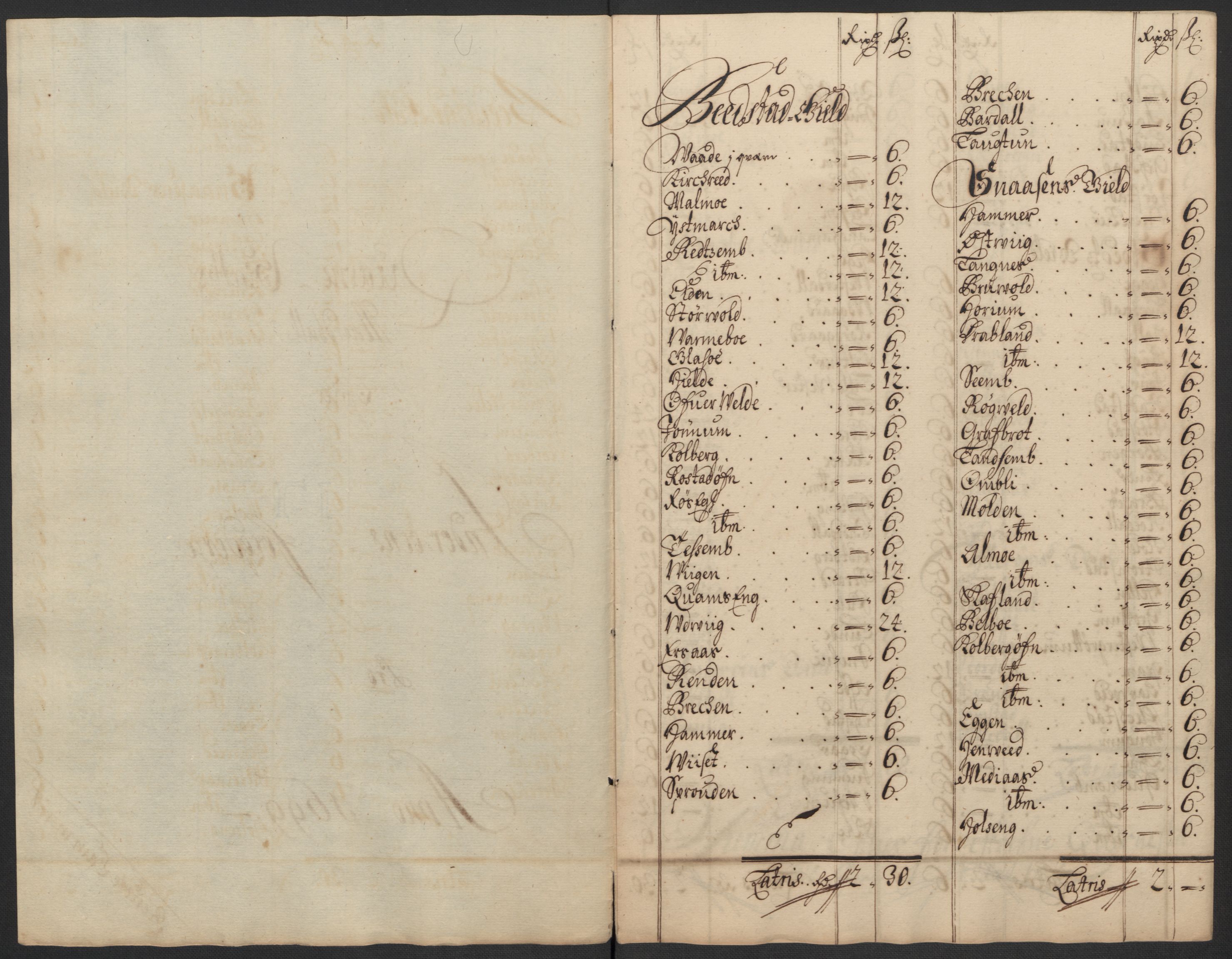 Rentekammeret inntil 1814, Reviderte regnskaper, Fogderegnskap, RA/EA-4092/R63/L4310: Fogderegnskap Inderøy, 1698-1699, p. 310