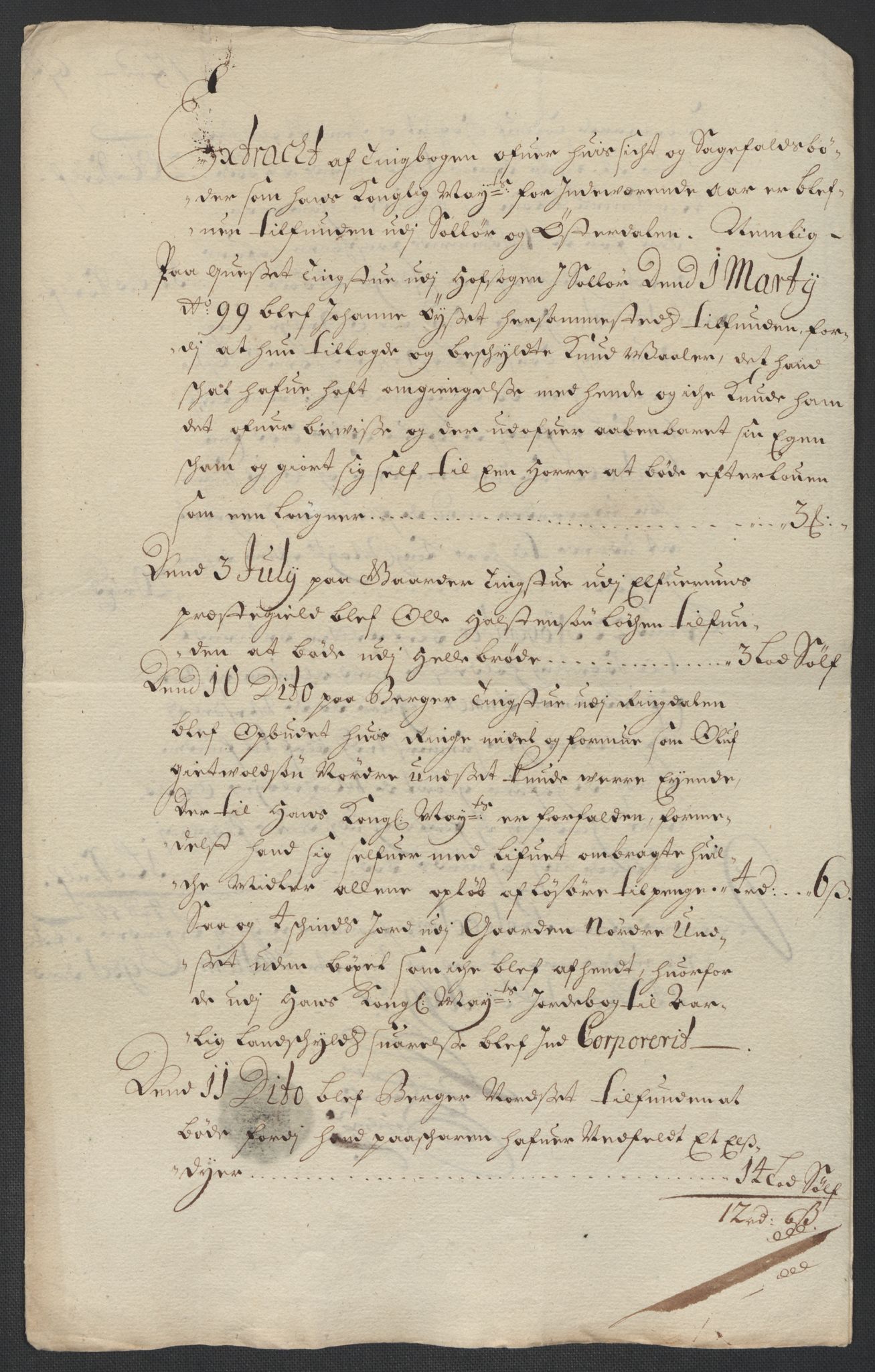 Rentekammeret inntil 1814, Reviderte regnskaper, Fogderegnskap, AV/RA-EA-4092/R13/L0837: Fogderegnskap Solør, Odal og Østerdal, 1699, p. 29