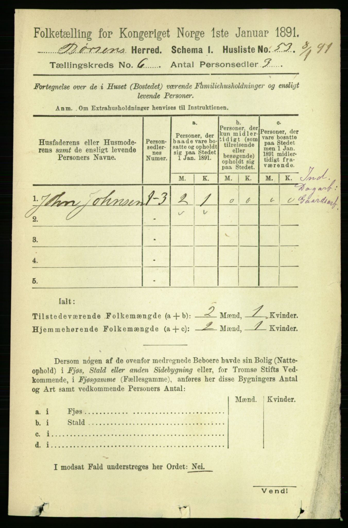 RA, 1891 census for 1658 Børsa, 1891, p. 2364