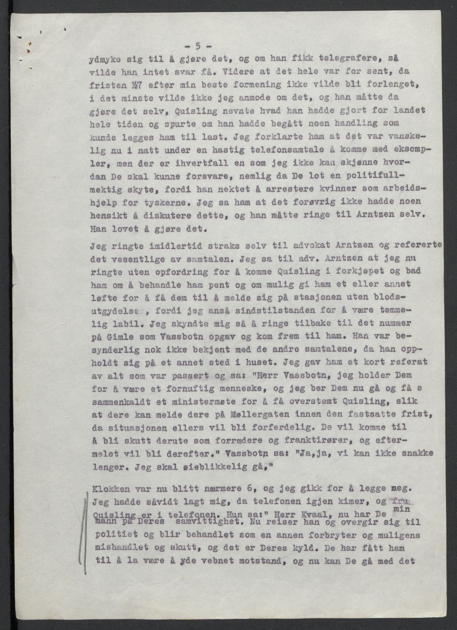 Landssvikarkivet, Oslo politikammer, AV/RA-S-3138-01/D/Da/L0003: Dnr. 29, 1945, p. 1324