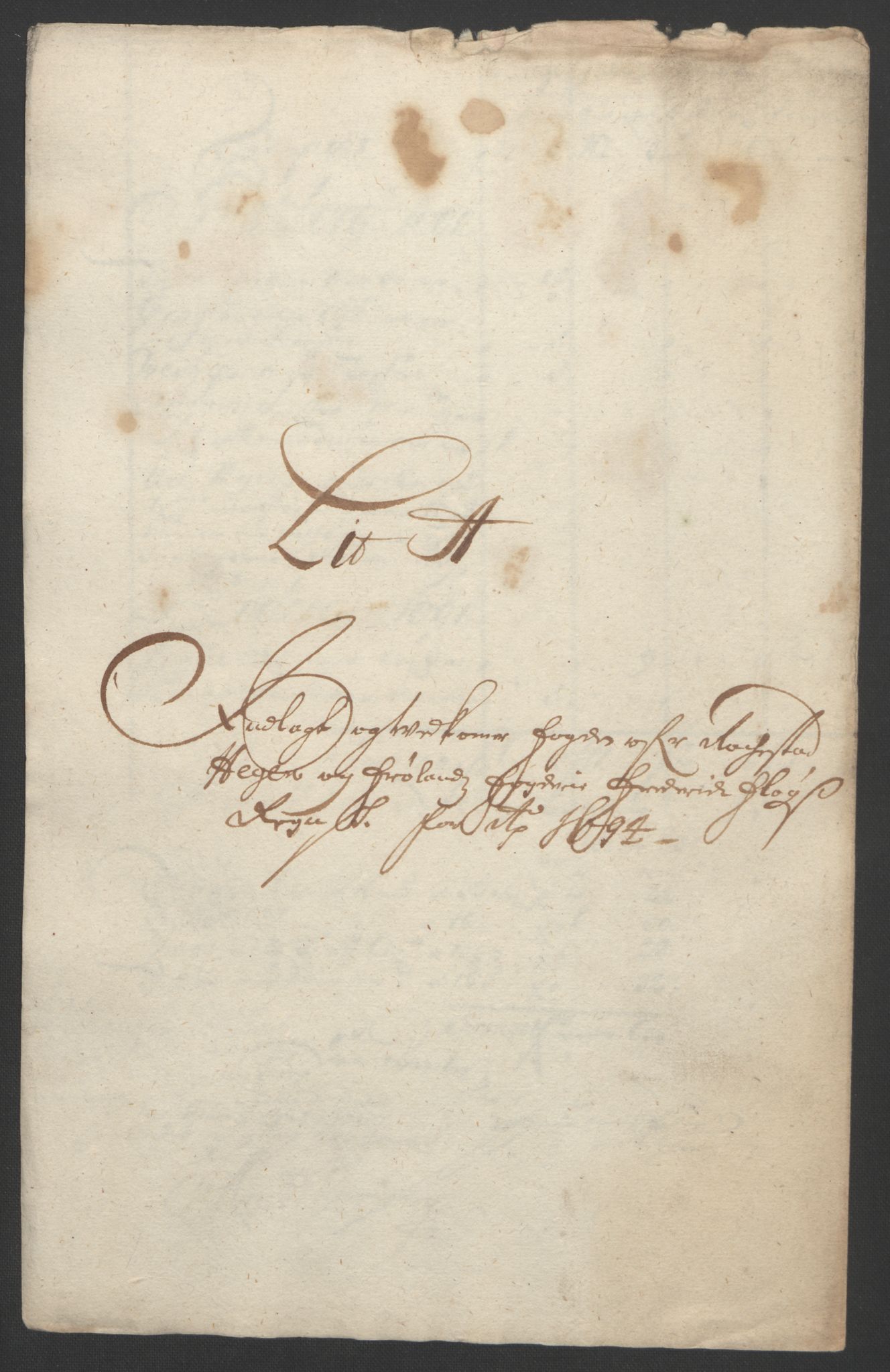 Rentekammeret inntil 1814, Reviderte regnskaper, Fogderegnskap, RA/EA-4092/R07/L0284: Fogderegnskap Rakkestad, Heggen og Frøland, 1694, p. 23