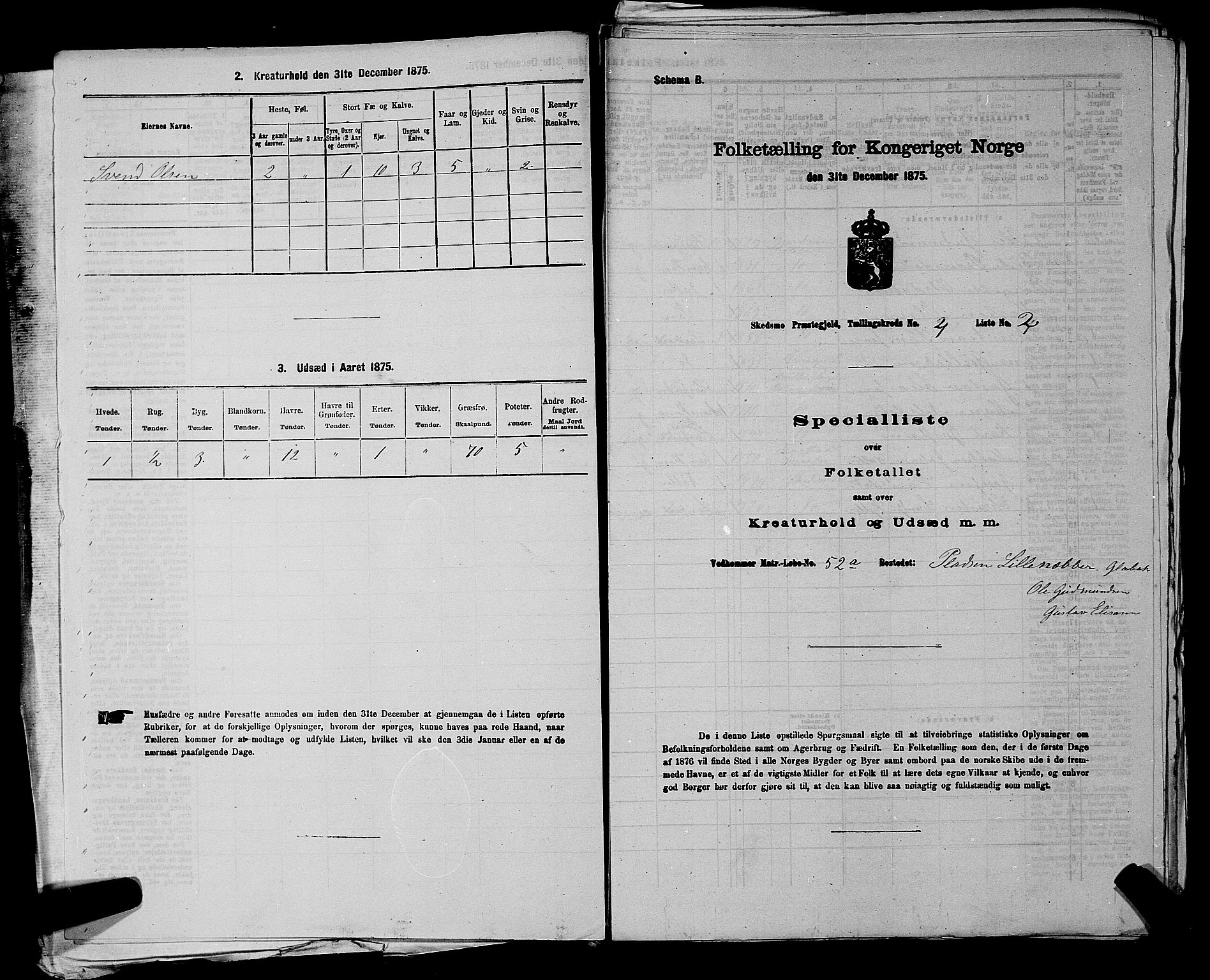 RA, 1875 census for 0231P Skedsmo, 1875, p. 512