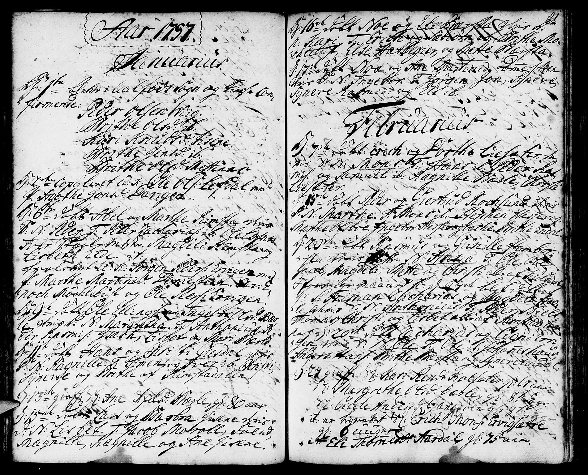 Davik sokneprestembete, SAB/A-79701/H/Haa/Haaa/L0002: Parish register (official) no. A 2, 1742-1816, p. 81