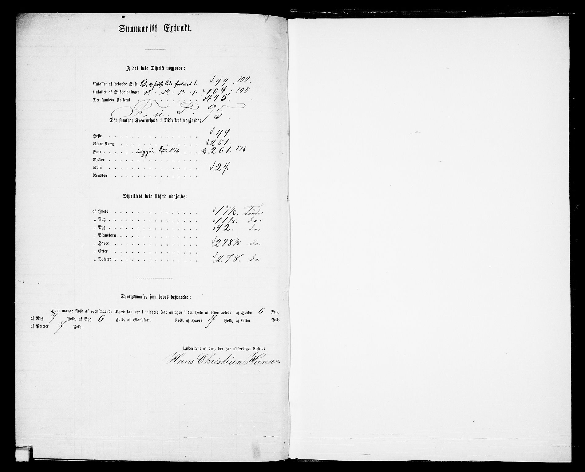 RA, 1865 census for Sandeherred/Sandeherred, 1865, p. 219