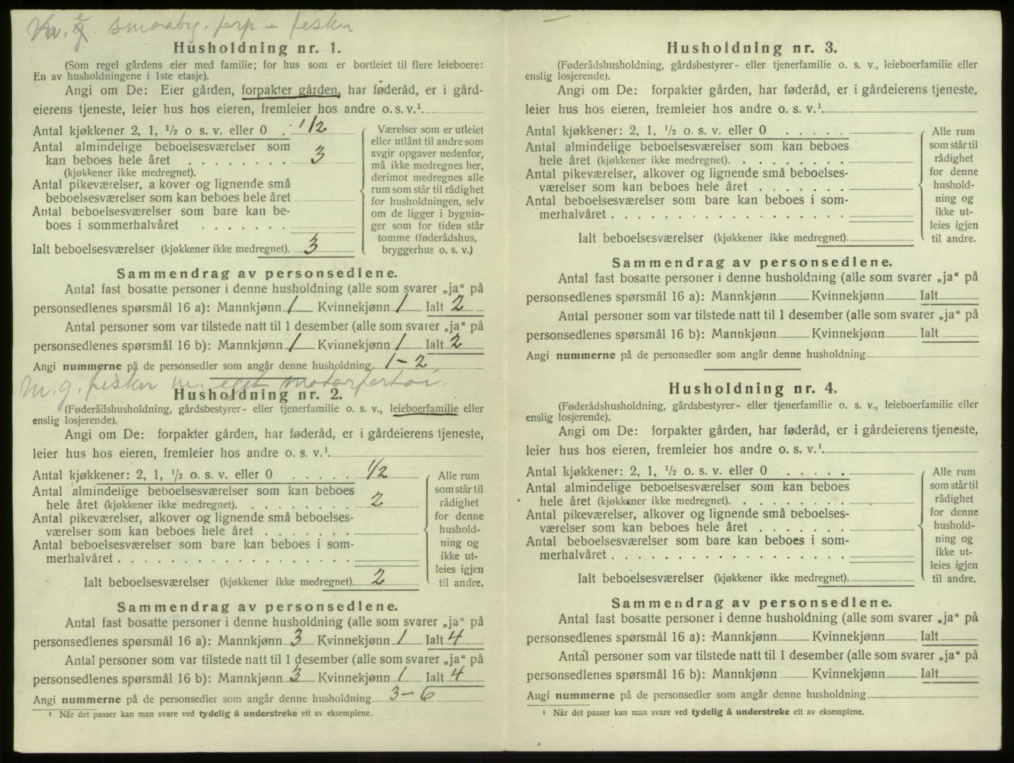 SAB, 1920 census for Manger, 1920, p. 621