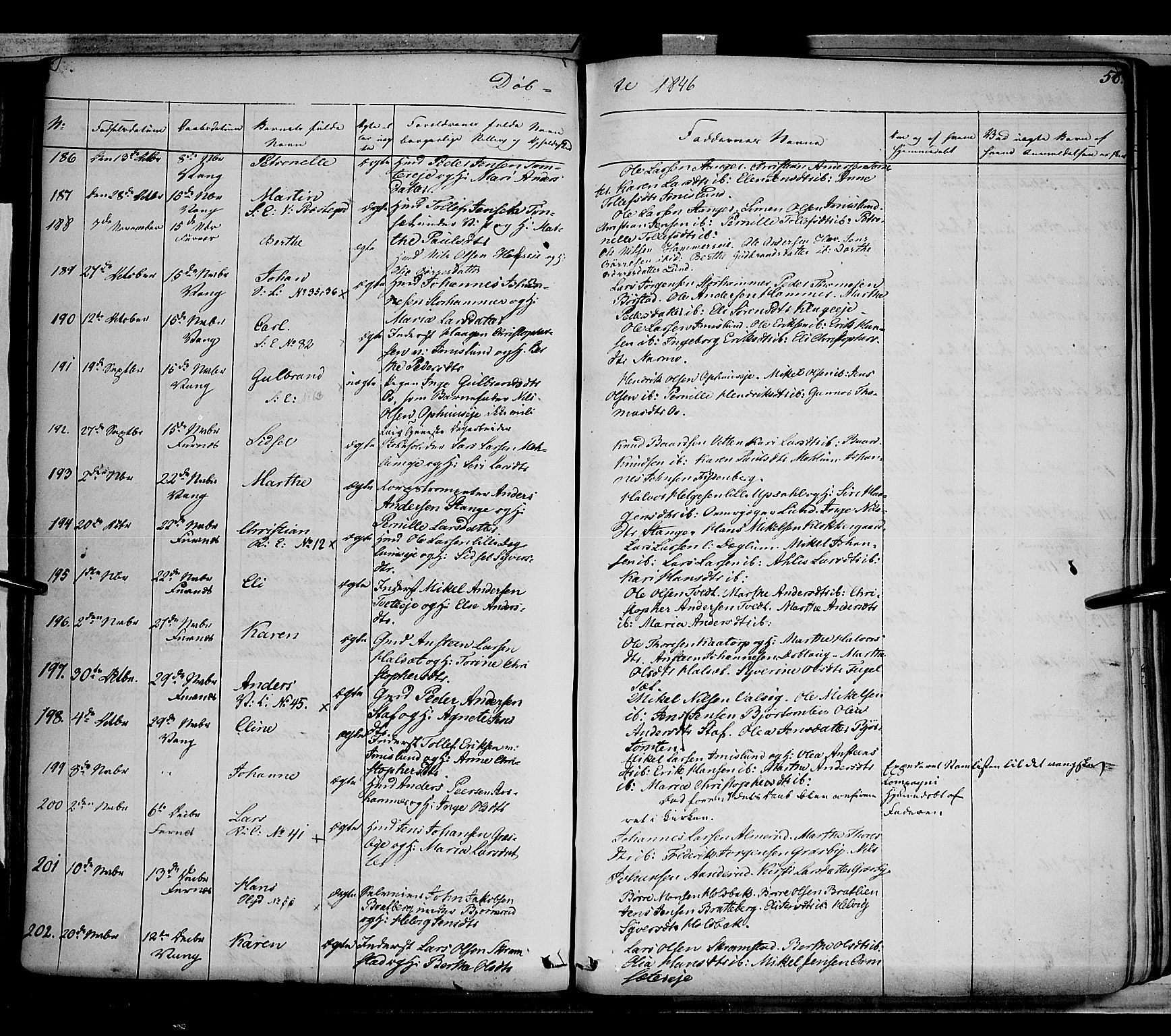 Vang prestekontor, Hedmark, AV/SAH-PREST-008/H/Ha/Haa/L0010: Parish register (official) no. 10, 1841-1855, p. 58