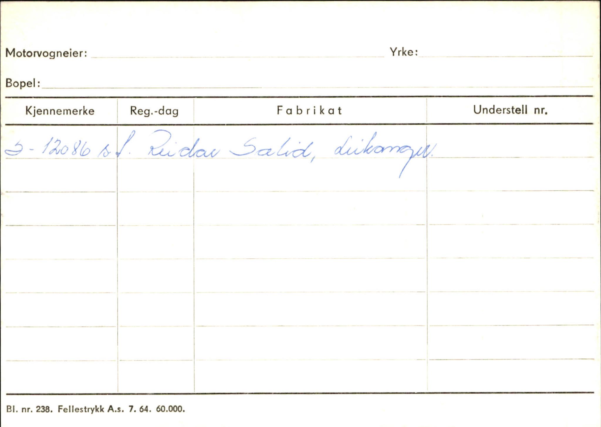 Statens vegvesen, Sogn og Fjordane vegkontor, AV/SAB-A-5301/4/F/L0125: Eigarregister Sogndal V-Å. Aurland A-Å. Fjaler A-N, 1945-1975, p. 31