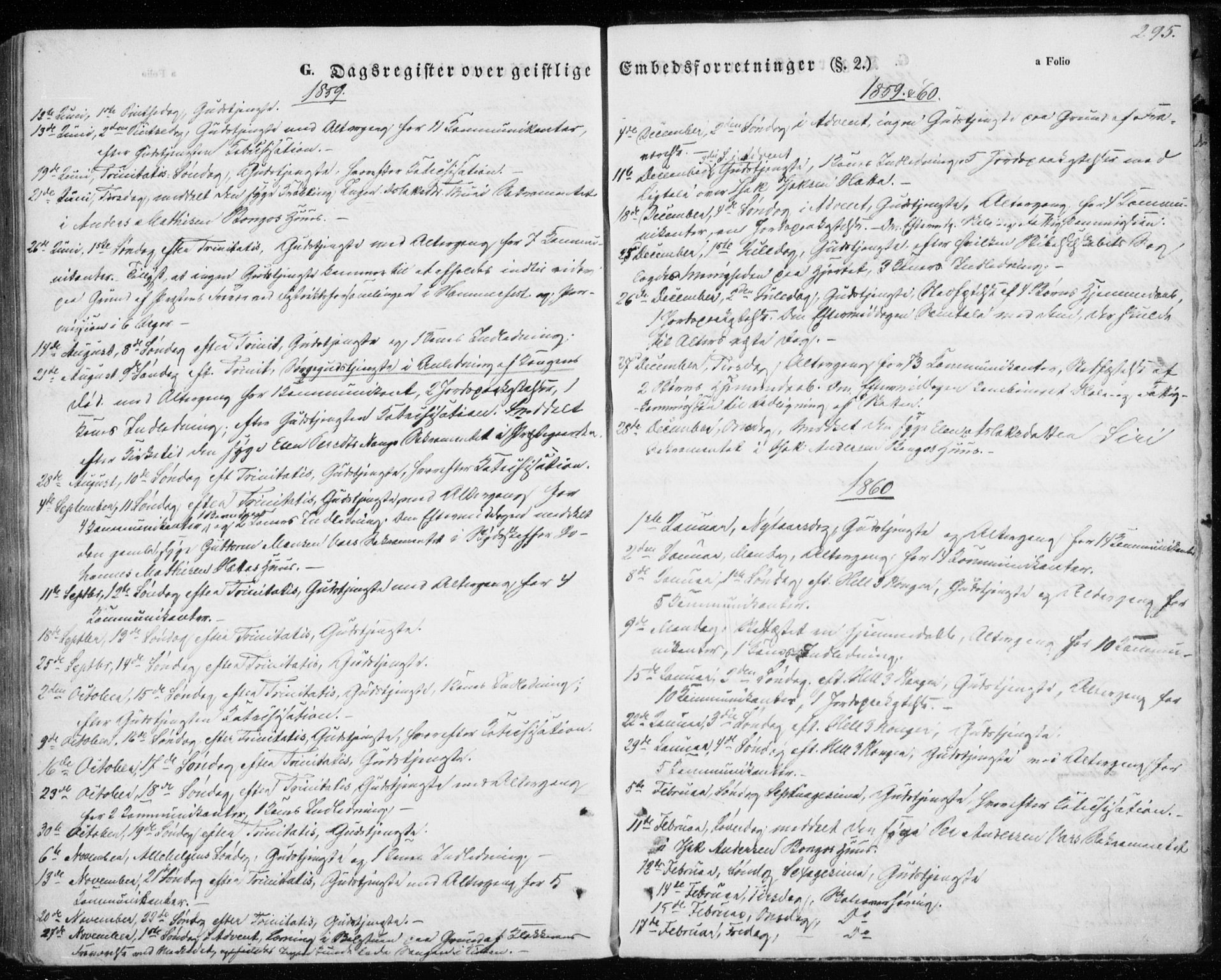 Kautokeino sokneprestembete, SATØ/S-1340/H/Ha/L0002.kirke: Parish register (official) no. 2, 1843-1861, p. 295
