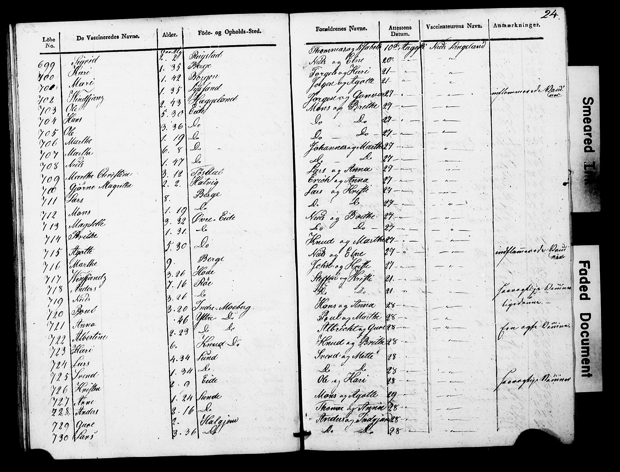 Os sokneprestembete, SAB/A-99929: Parish register (official) no. A 19, 1817-1830, p. 24
