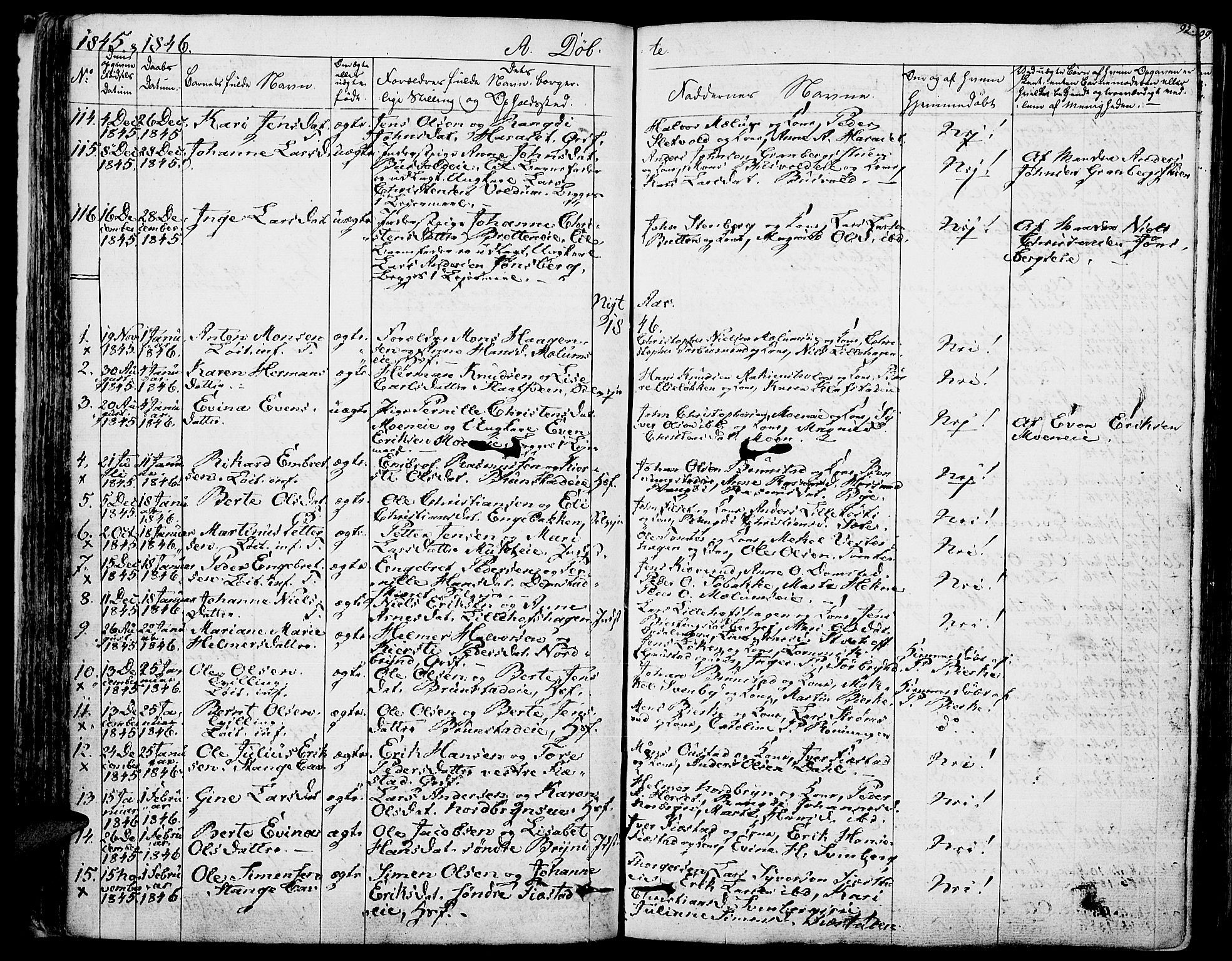 Romedal prestekontor, AV/SAH-PREST-004/K/L0003: Parish register (official) no. 3, 1829-1846, p. 95